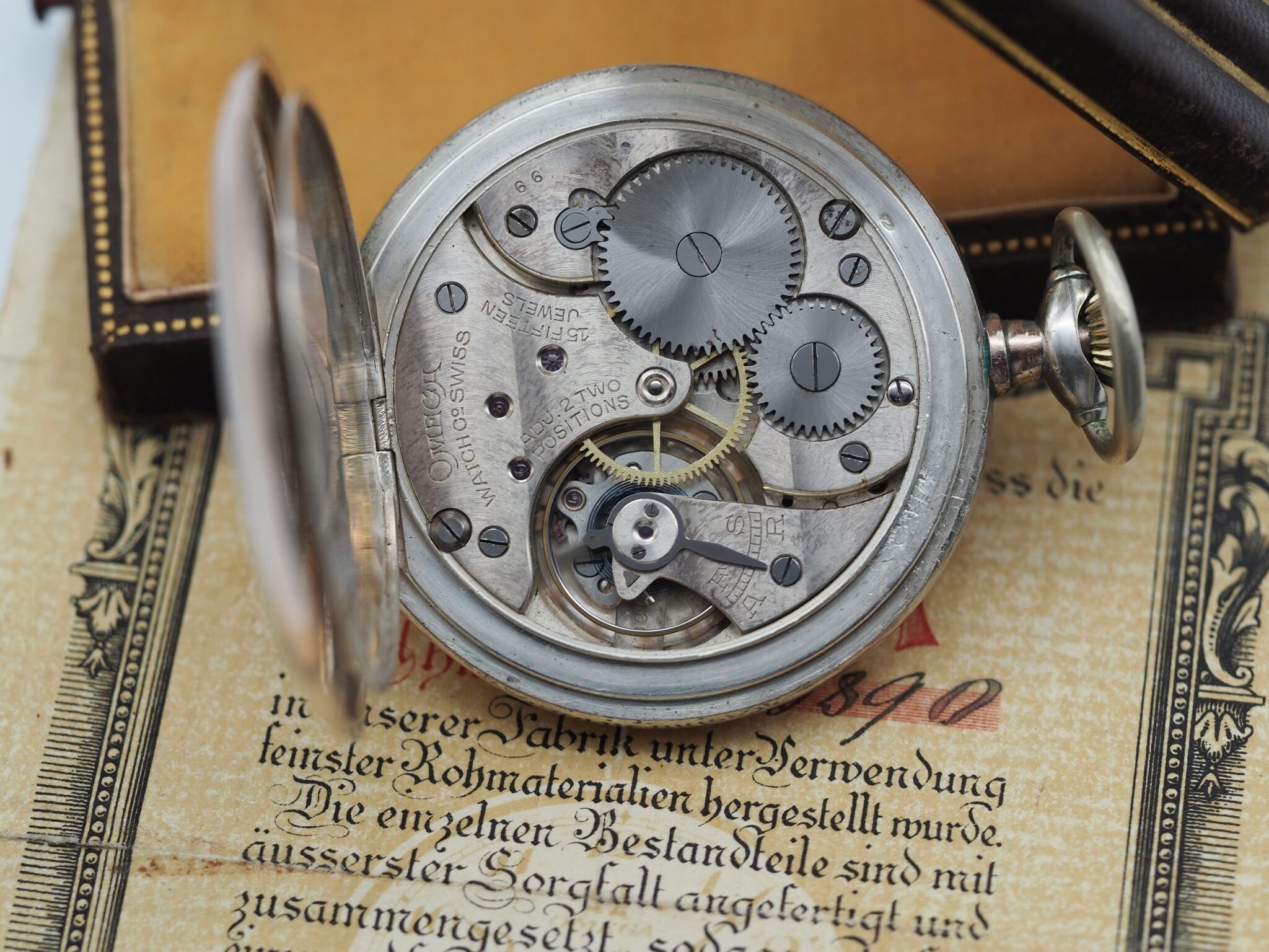 Omega Taschenuhr Art Deco – Gut – 26/27