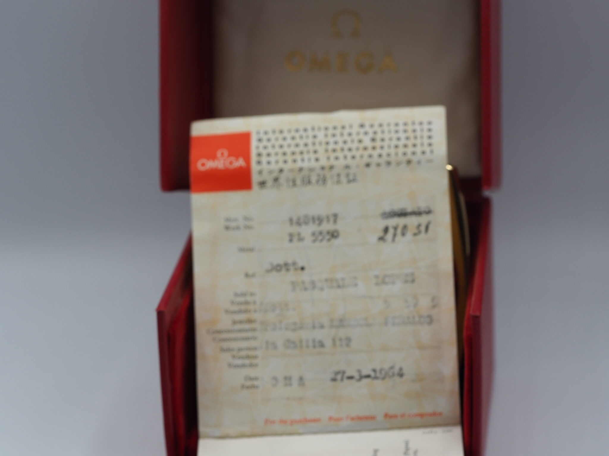 Omega Tischuhr – Ref. 5550, Sehr gut – 2/15