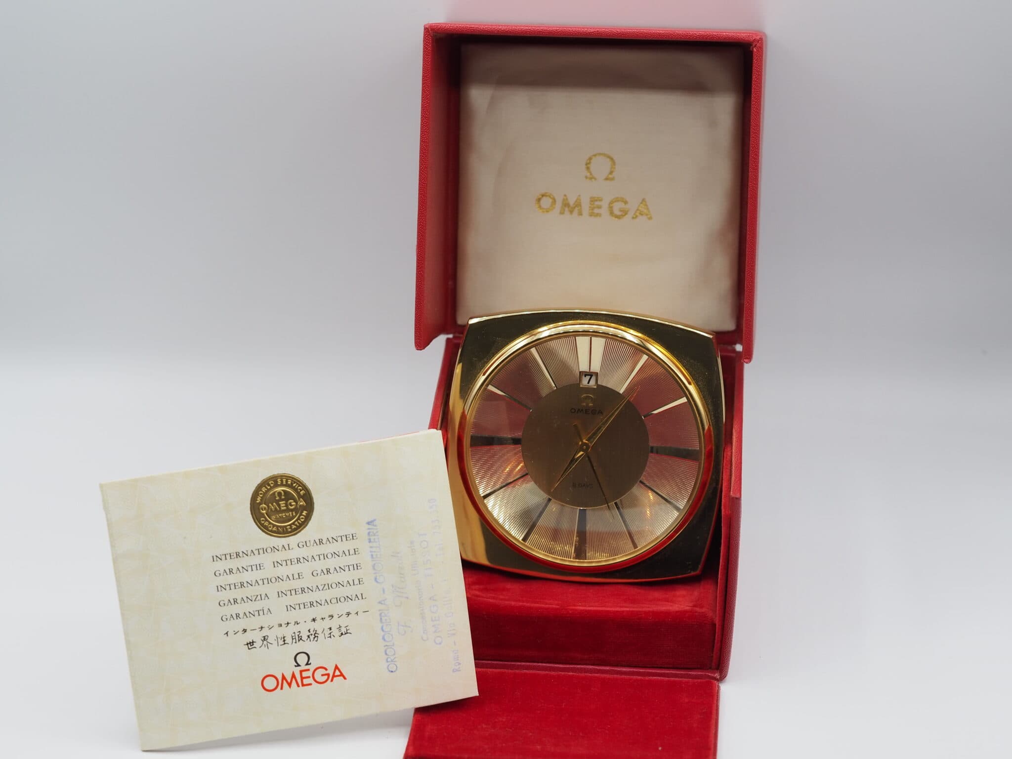 Omega Tischuhr – Ref. 5550, Sehr gut
