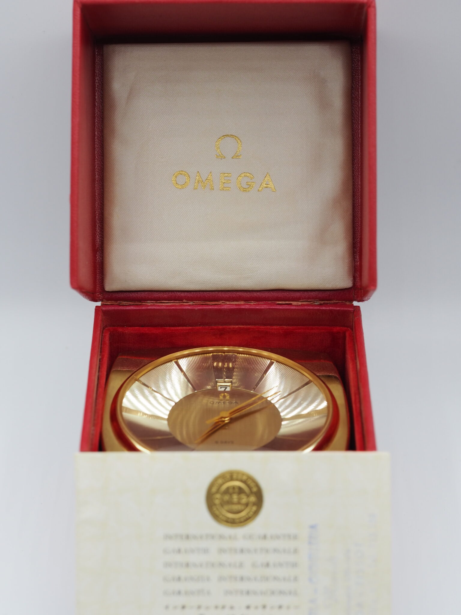 Omega Tischuhr – Ref. 5550, Sehr gut – 12/15