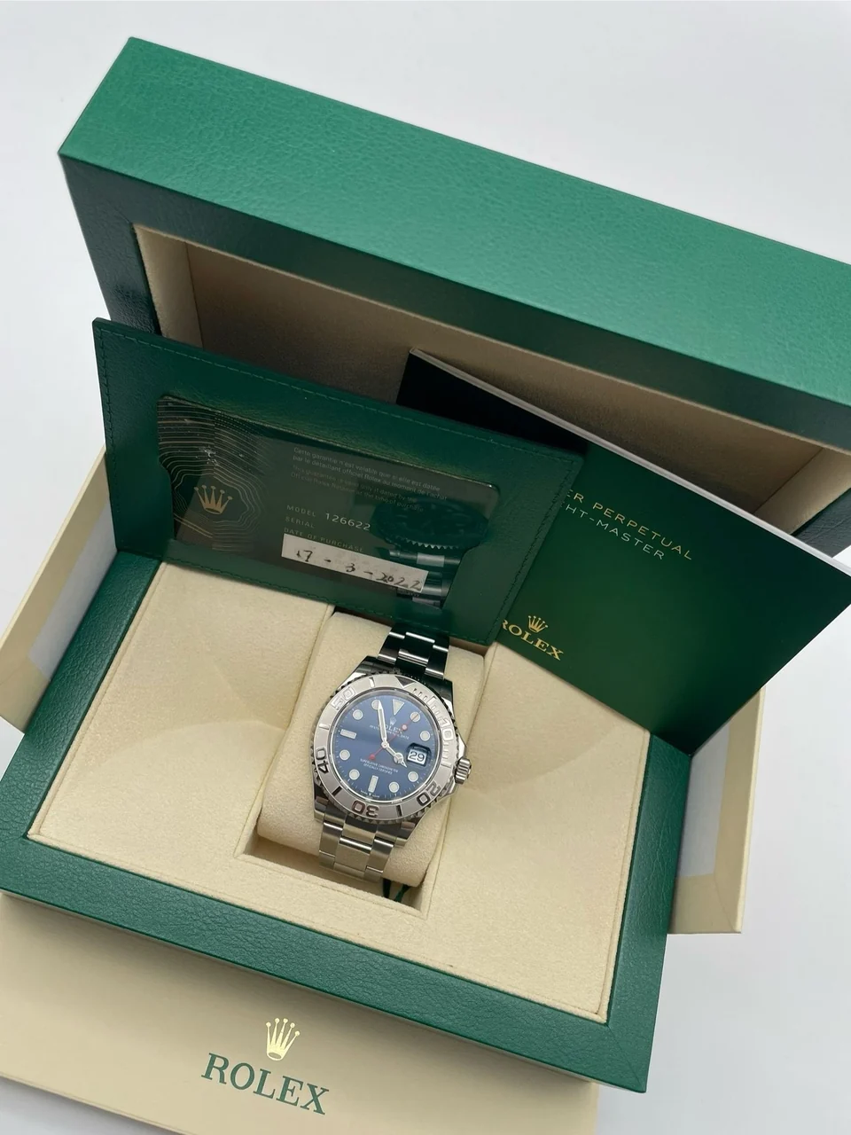 Rolex Yacht-Master – Ref. 126622, Sehr gut – 10/10