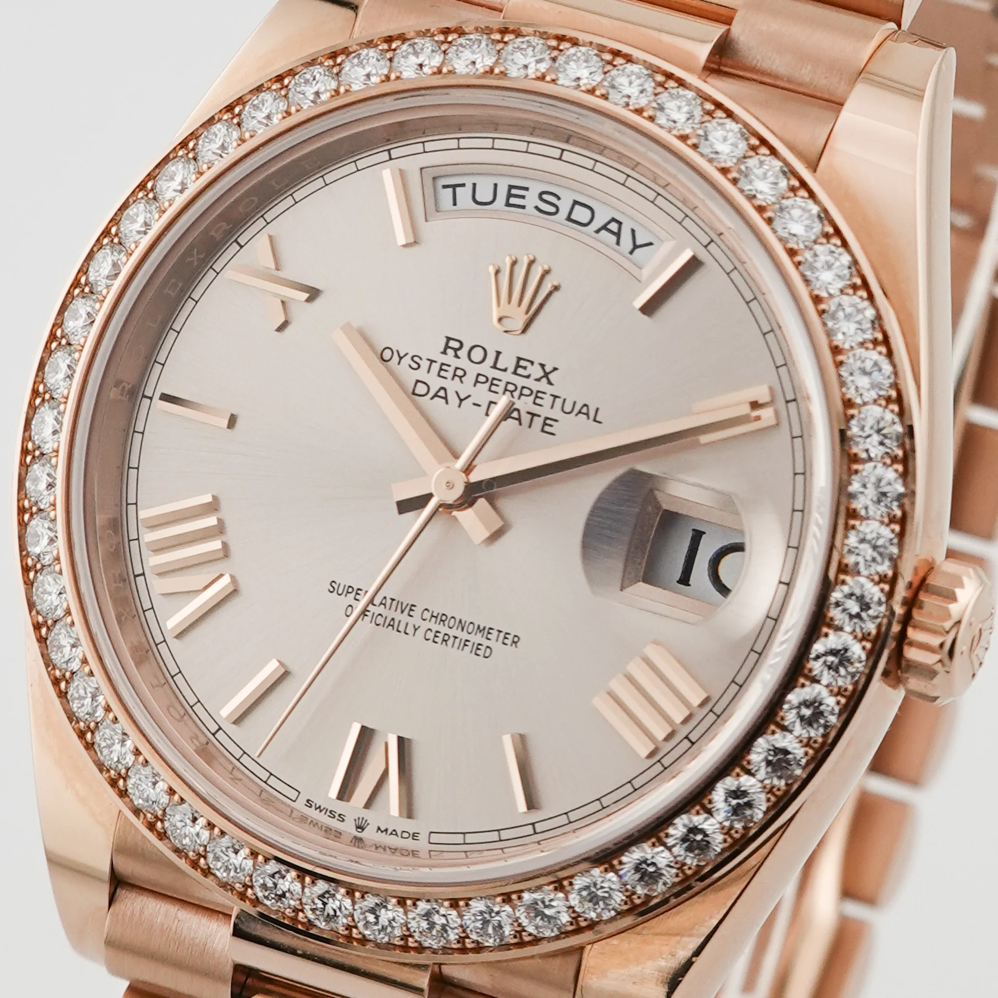 Rolex Day-Date 40 – Ref. 228345RBR, Wie neu – 5/7
