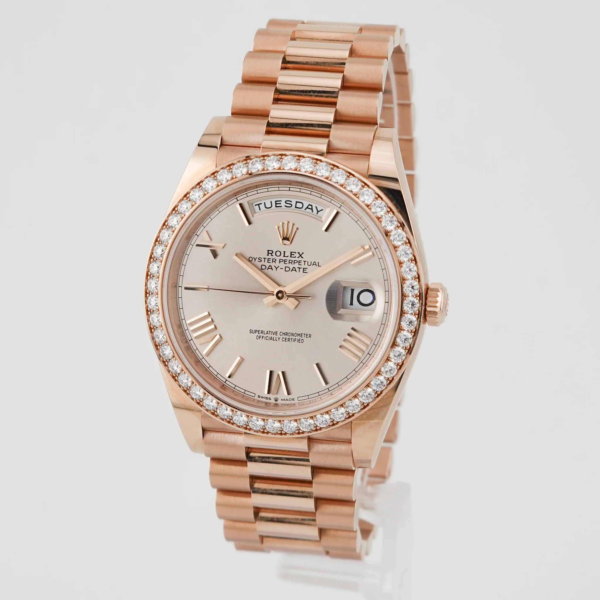 Rolex Day-Date 40 – Ref. 228345RBR, Wie neu – 7/7