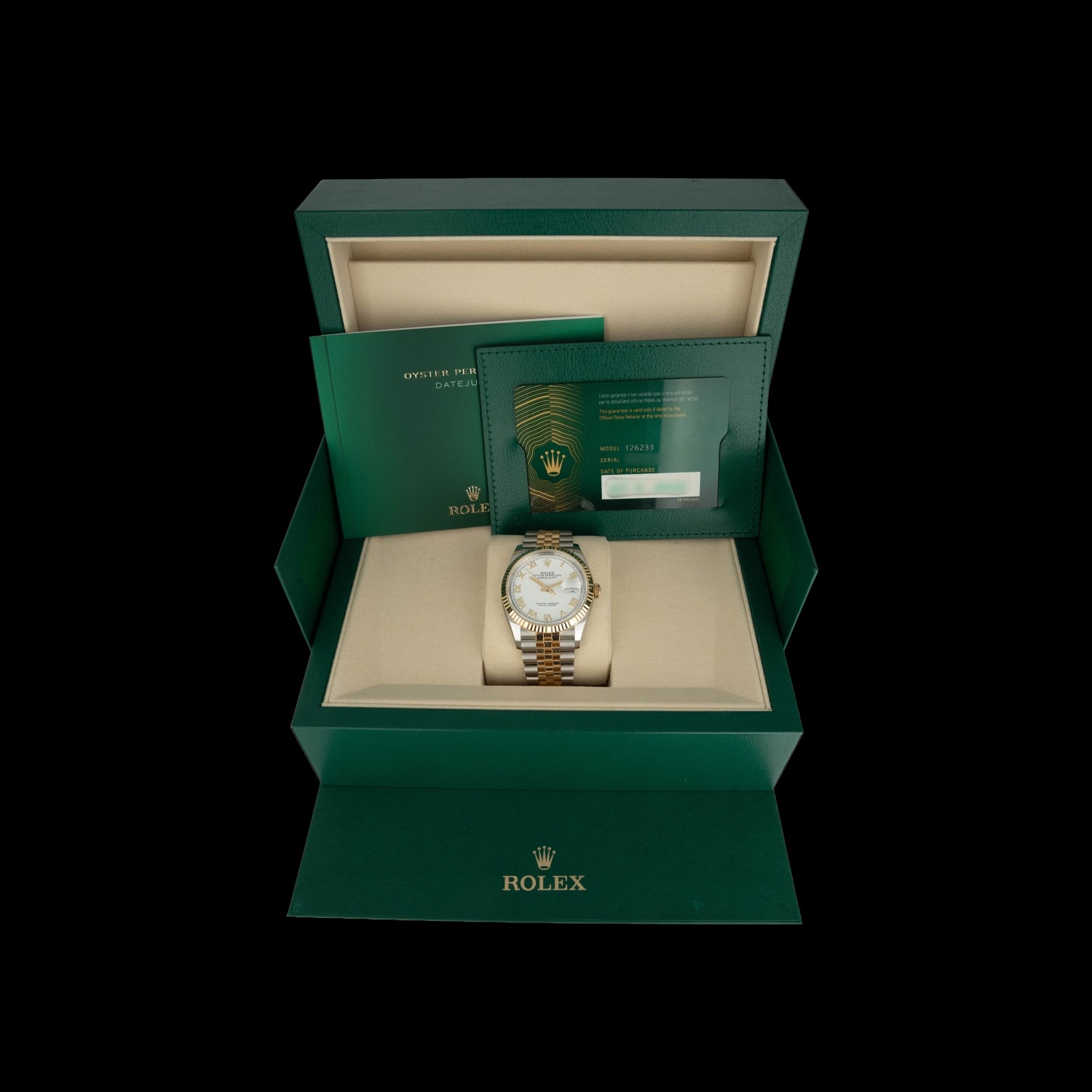 Rolex Datejust 36 – Ref. 126233 – 8/8
