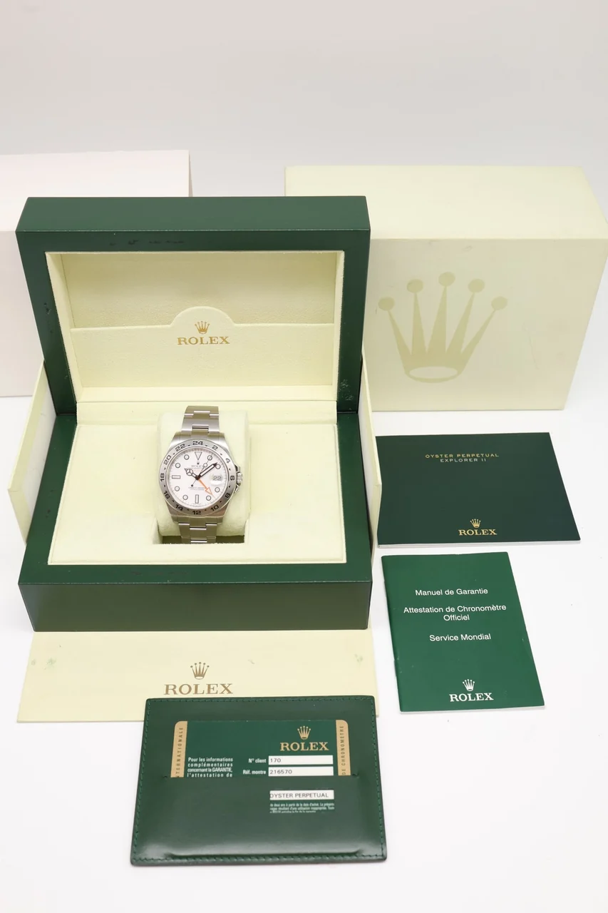 Rolex Explorer II – Ref. 216570, Sehr gut – 9/10