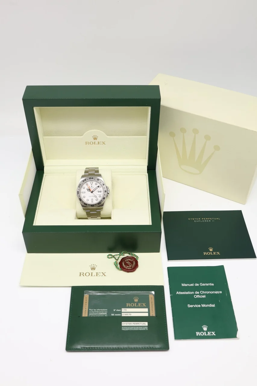 Rolex Explorer II – Ref. 216570, Sehr gut – 9/10