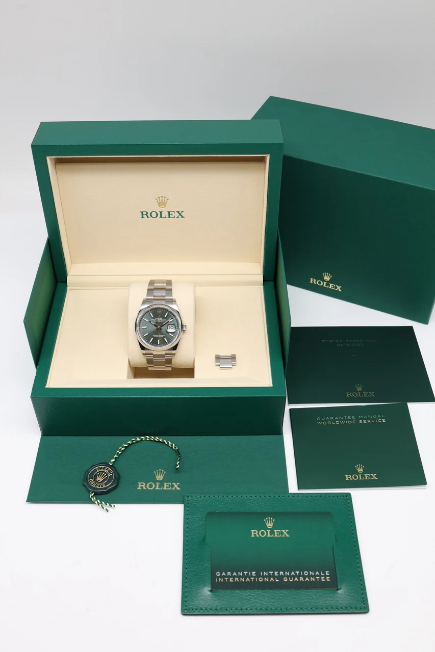 Rolex Datejust 36 – Ref. 126200, Sehr gut – 9/10