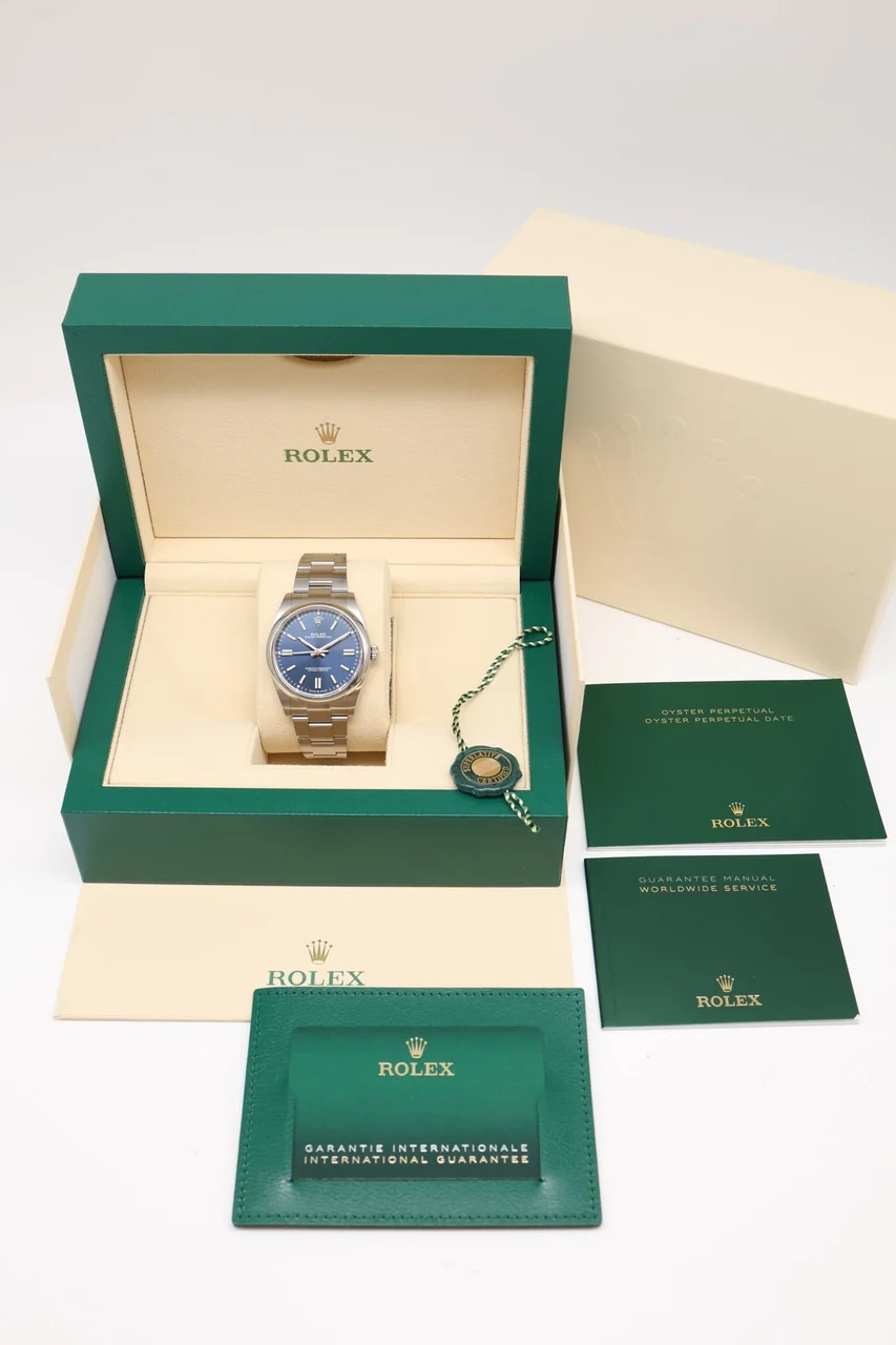 Rolex Oyster Perpetual – Ref. 124300, Sehr gut – 9/10