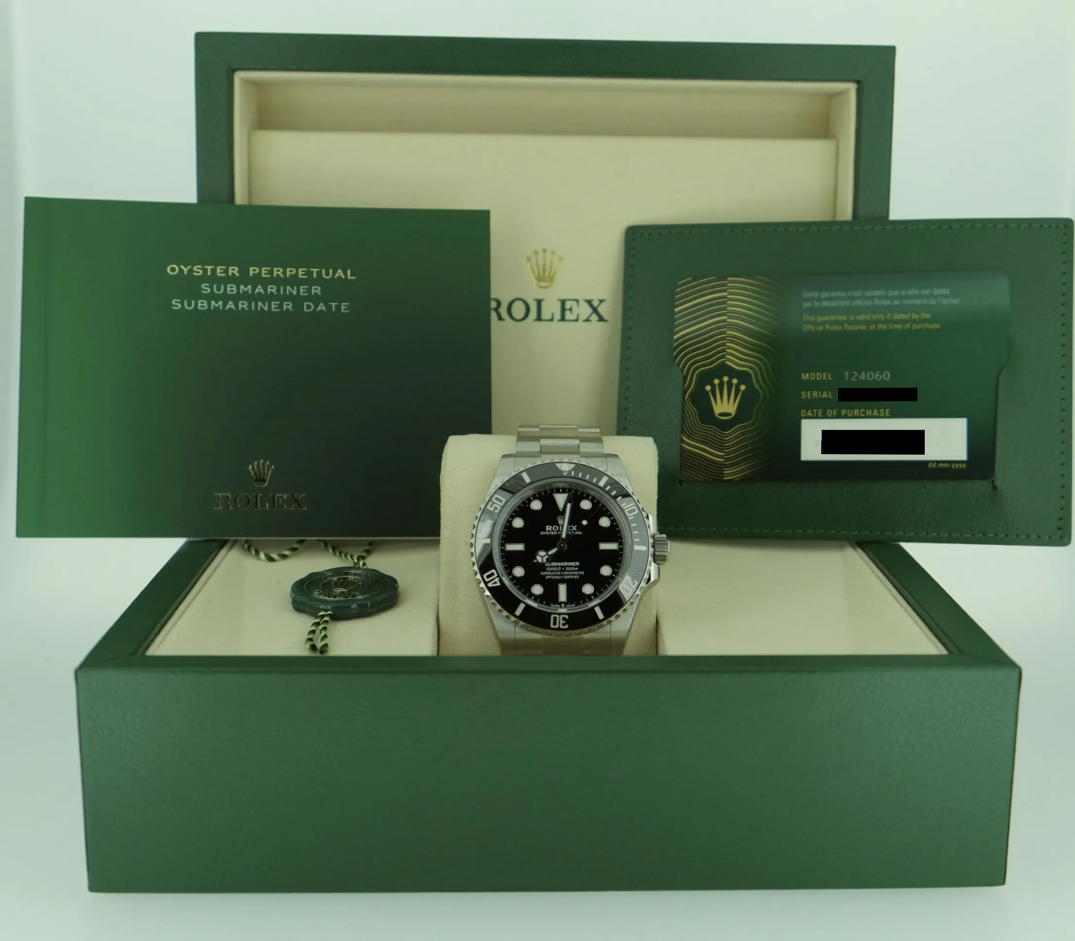 Rolex Submariner – Ref. 124060, Neu – 5/6