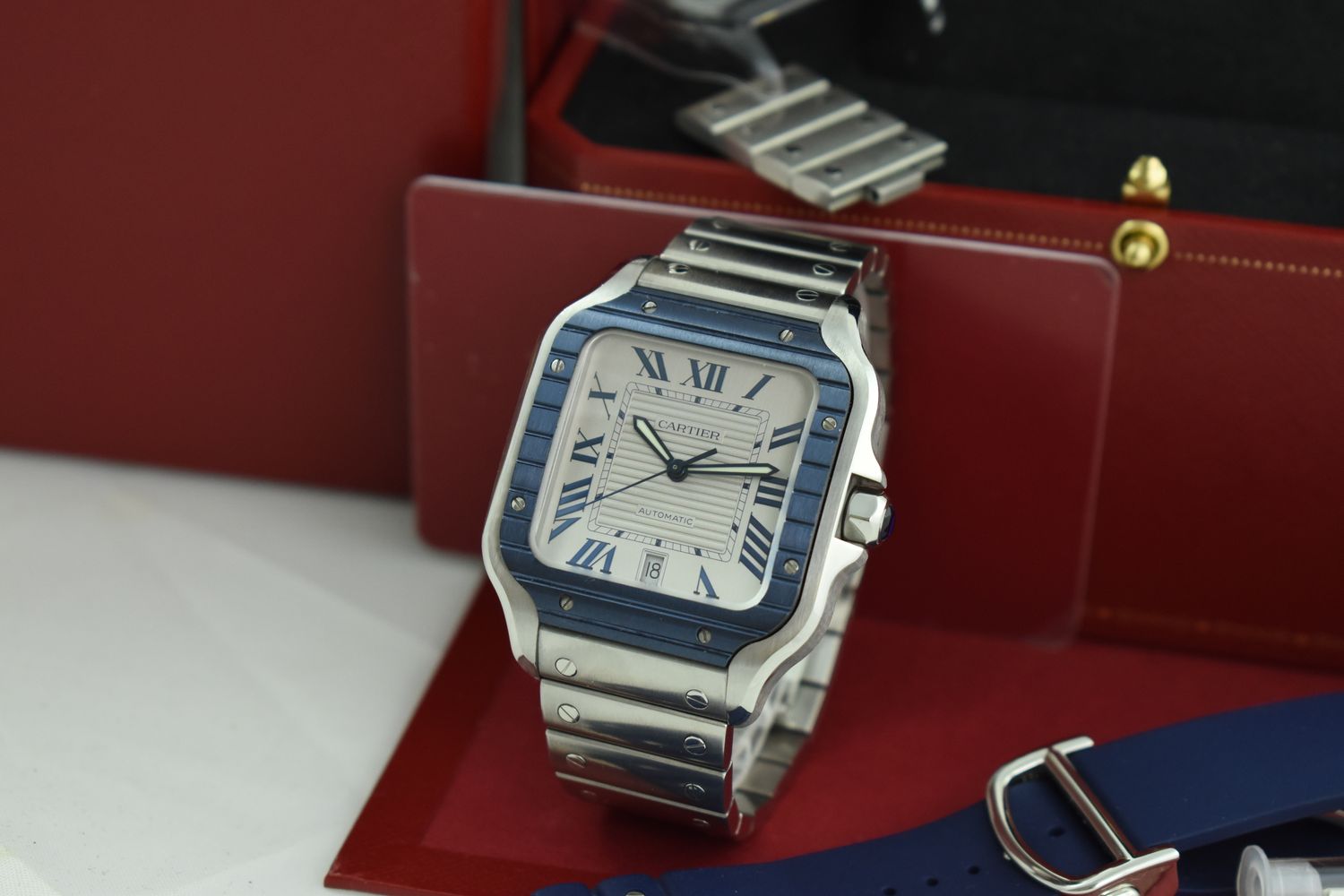 Cartier Santos de Cartier – Ref. WSSA0047, Sehr gut – 10/12