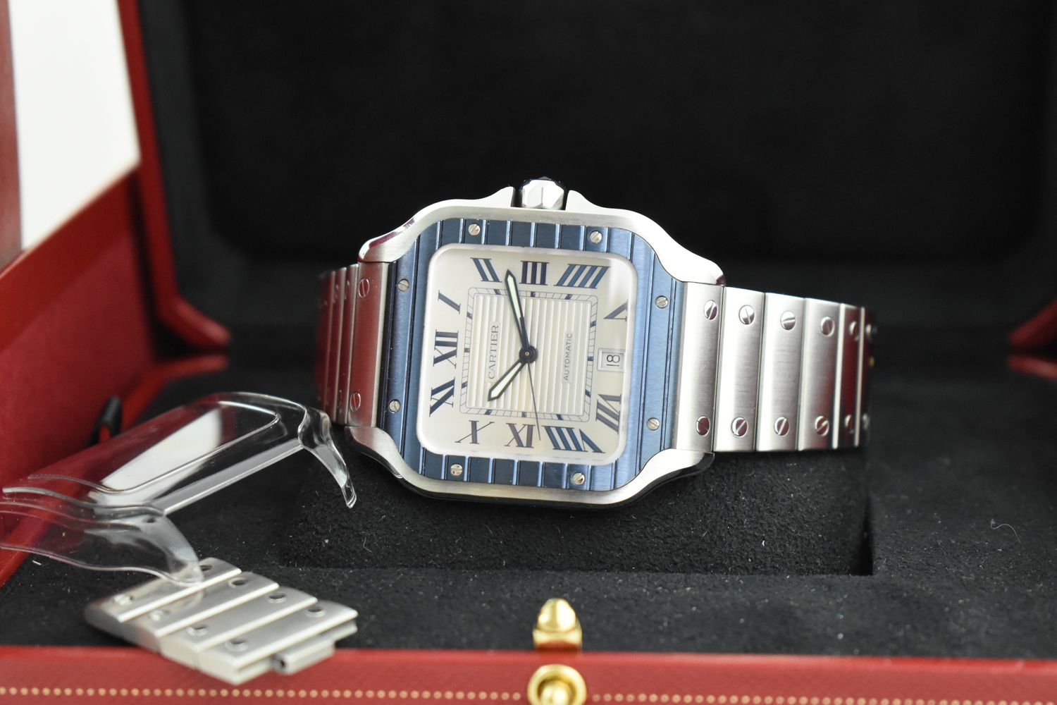 Cartier Santos de Cartier – Ref. WSSA0047, Sehr gut – 12/12