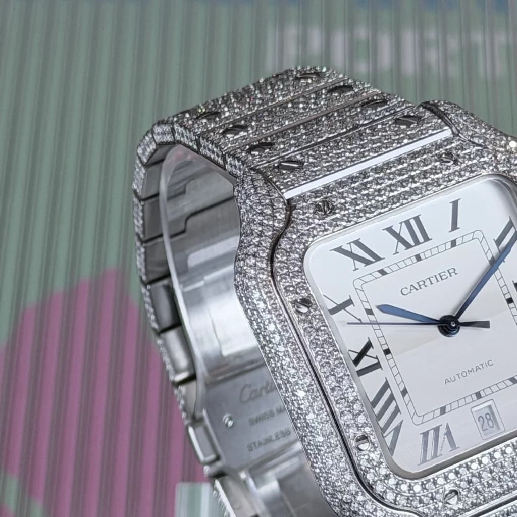 Cartier Santos de Cartier – Ref. WSSA0018, very good – Image 2/6
