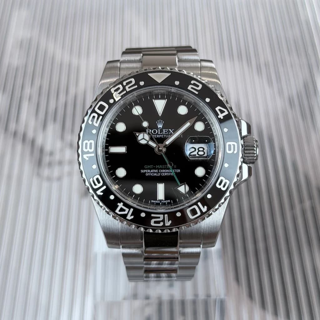 Rolex GMT-Master II – Ref. 116710LN, Sehr gut