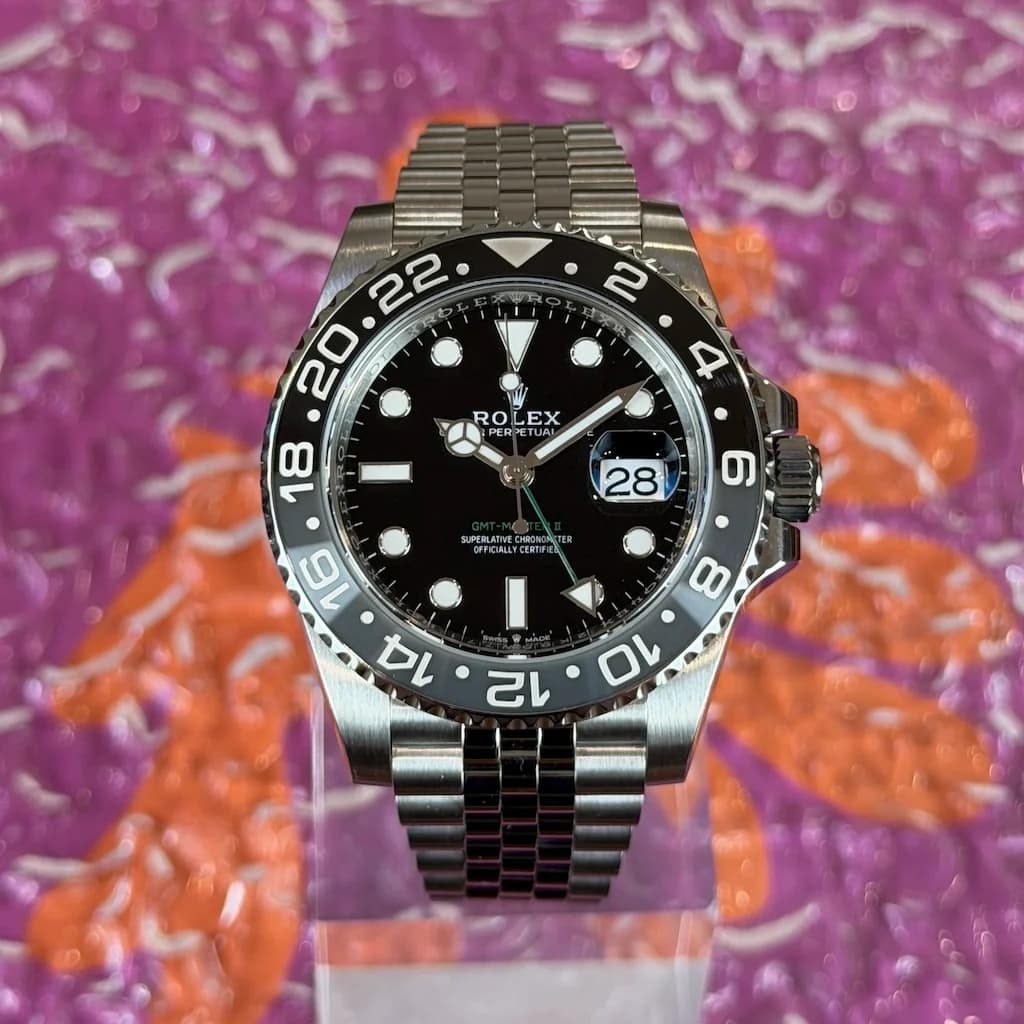 Rolex GMT-Master II – Ref. 126710GRNR, Sehr gut – Bild 1/6