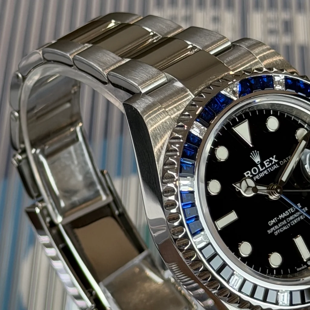 Rolex GMT-Master II – Ref. 126710BLNR, Sehr gut – 6/6