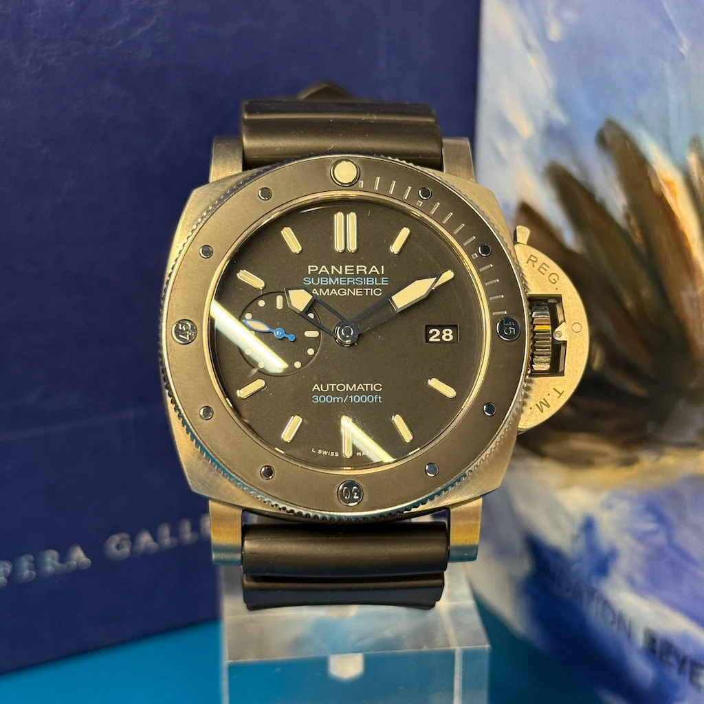 Panerai Submersible – Ref. PAM01389, Sehr gut – 1/4