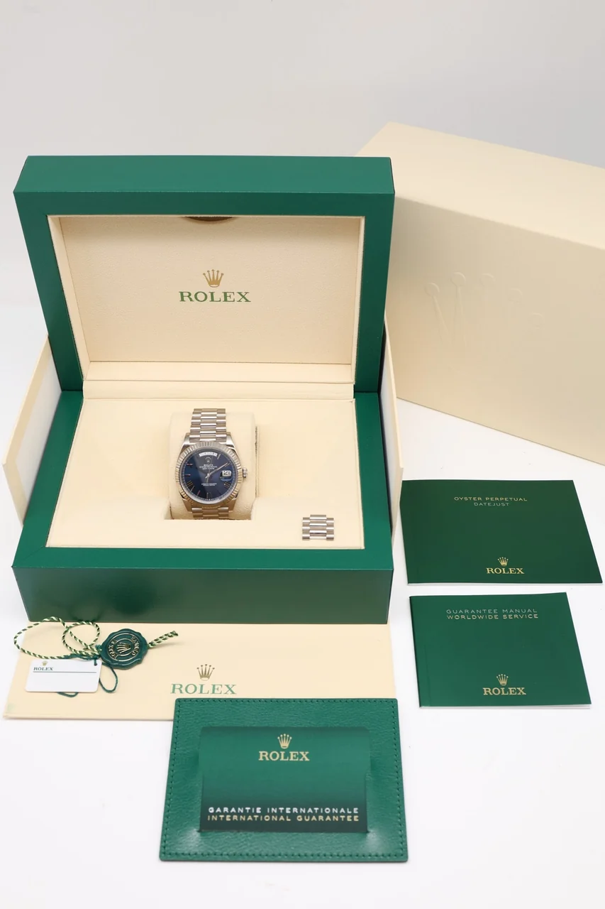Rolex Day-Date 40 – Ref. 228239, Sehr gut – 10/10