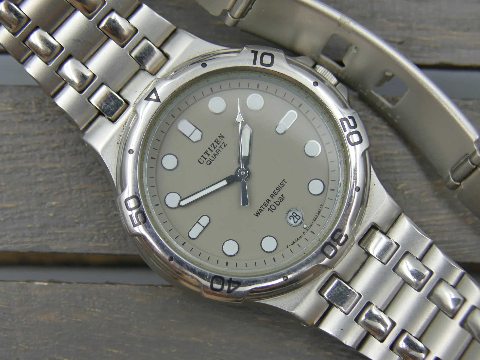 Citizen Quartz Diver-Style – Ref. 6110-G00115, Neu – 1/15