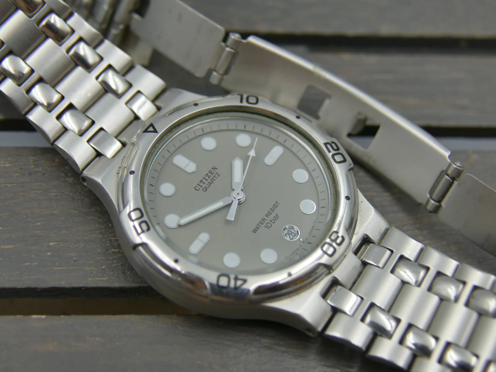 Citizen Quartz Diver-Style – Ref. 6110-G00115, Neu – 11/15