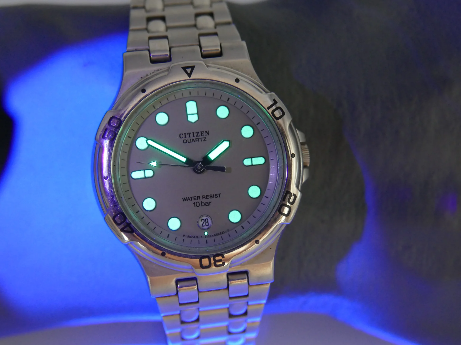 Citizen Quartz Diver-Style – Ref. 6110-G00115, Neu – 15/15