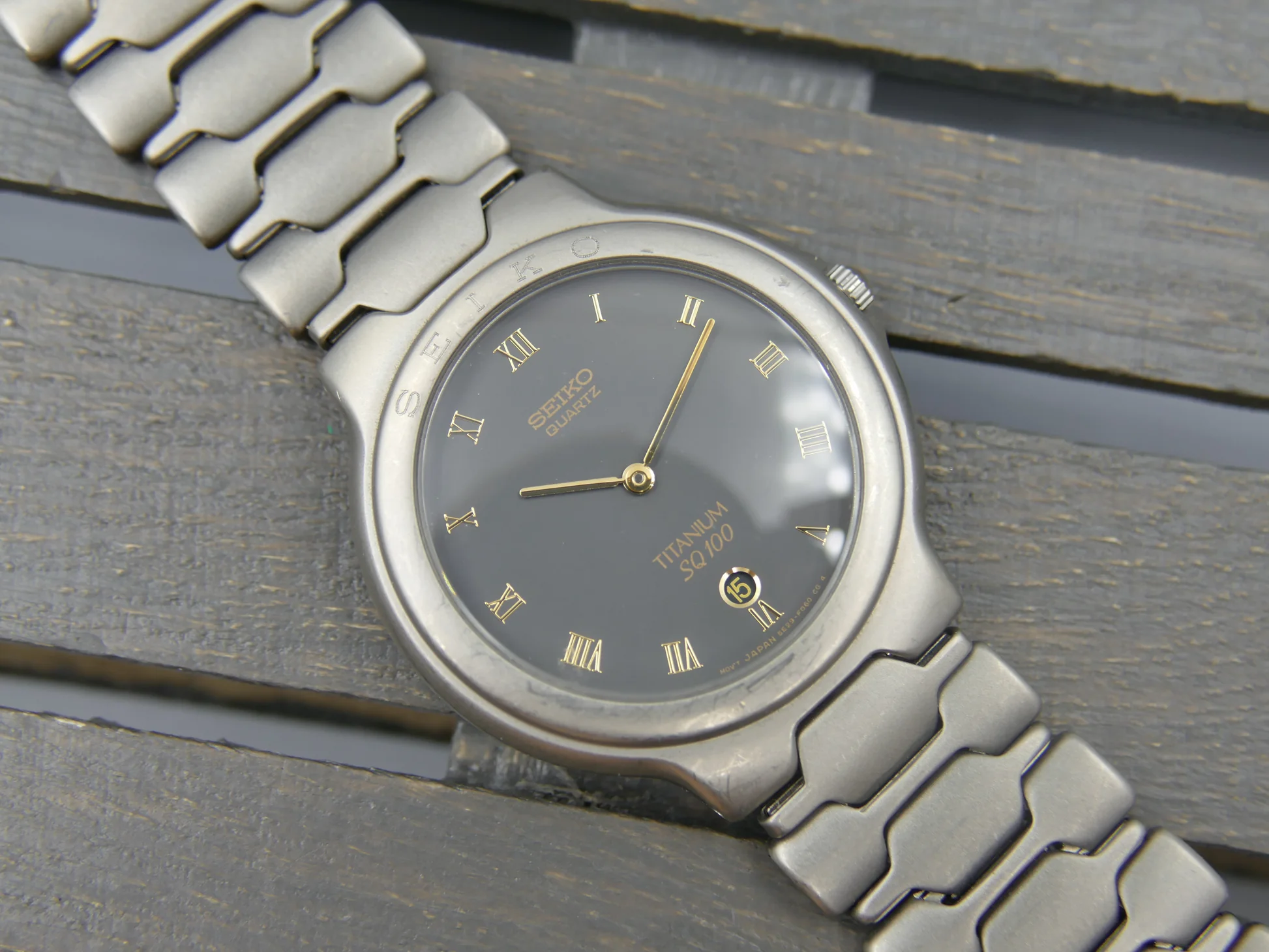 Seiko SQ – Ref. 5E29-F040, Neu – 4/16