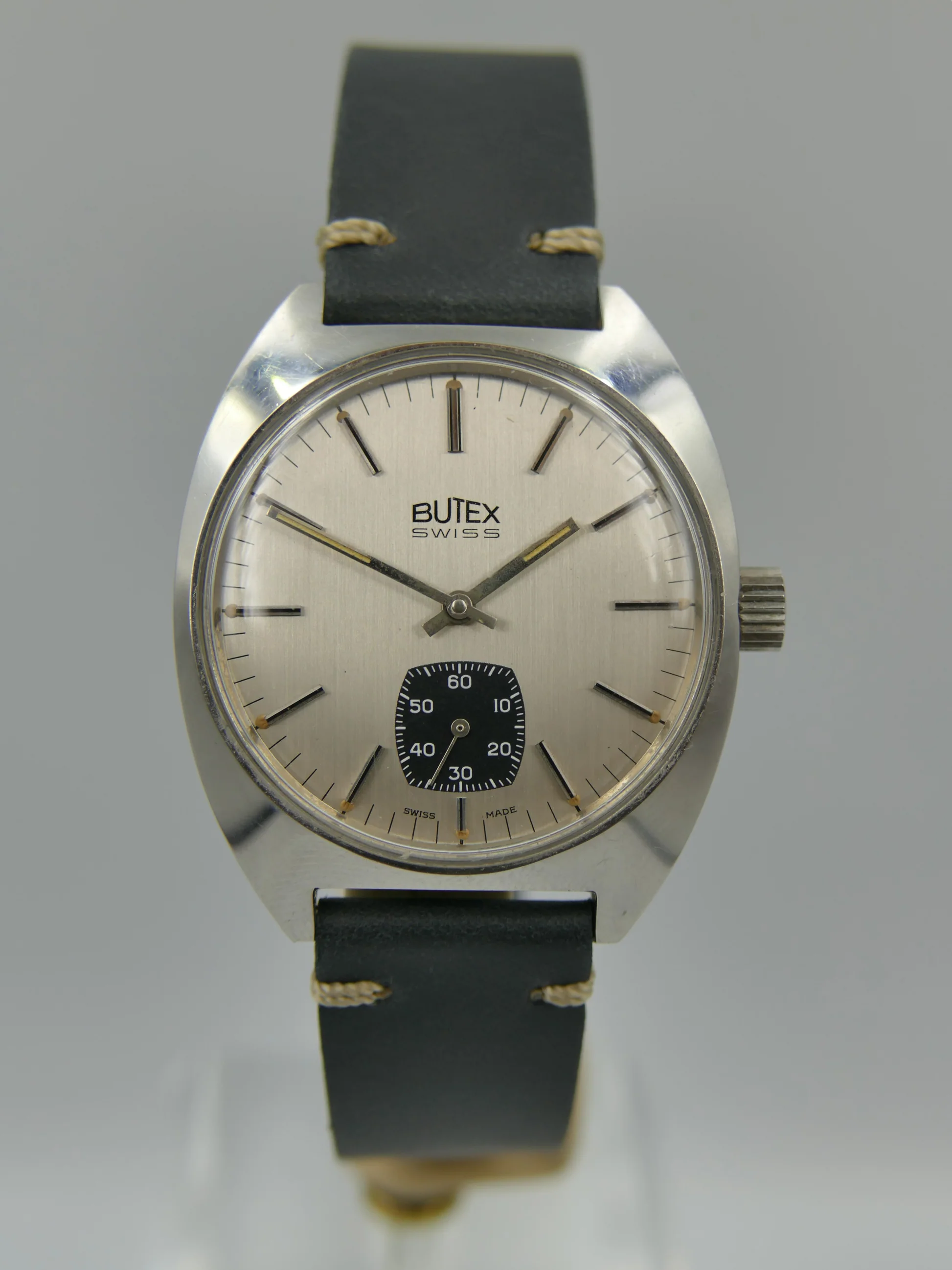 Butex 70s vintage watch BWC Swiss hand wind unitas 6532 military – Ref. 853016, Gebraucht – 7/22