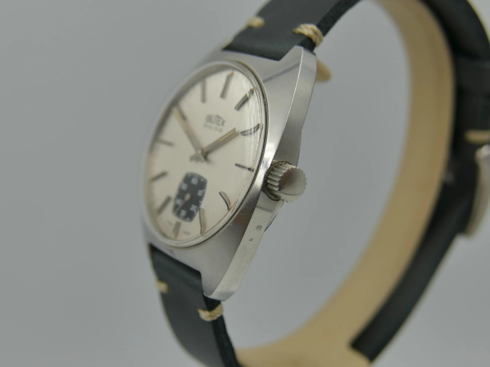 Butex 70s vintage watch BWC Swiss hand wind unitas 6532 military – Ref. 853016, Gebraucht – 19/22