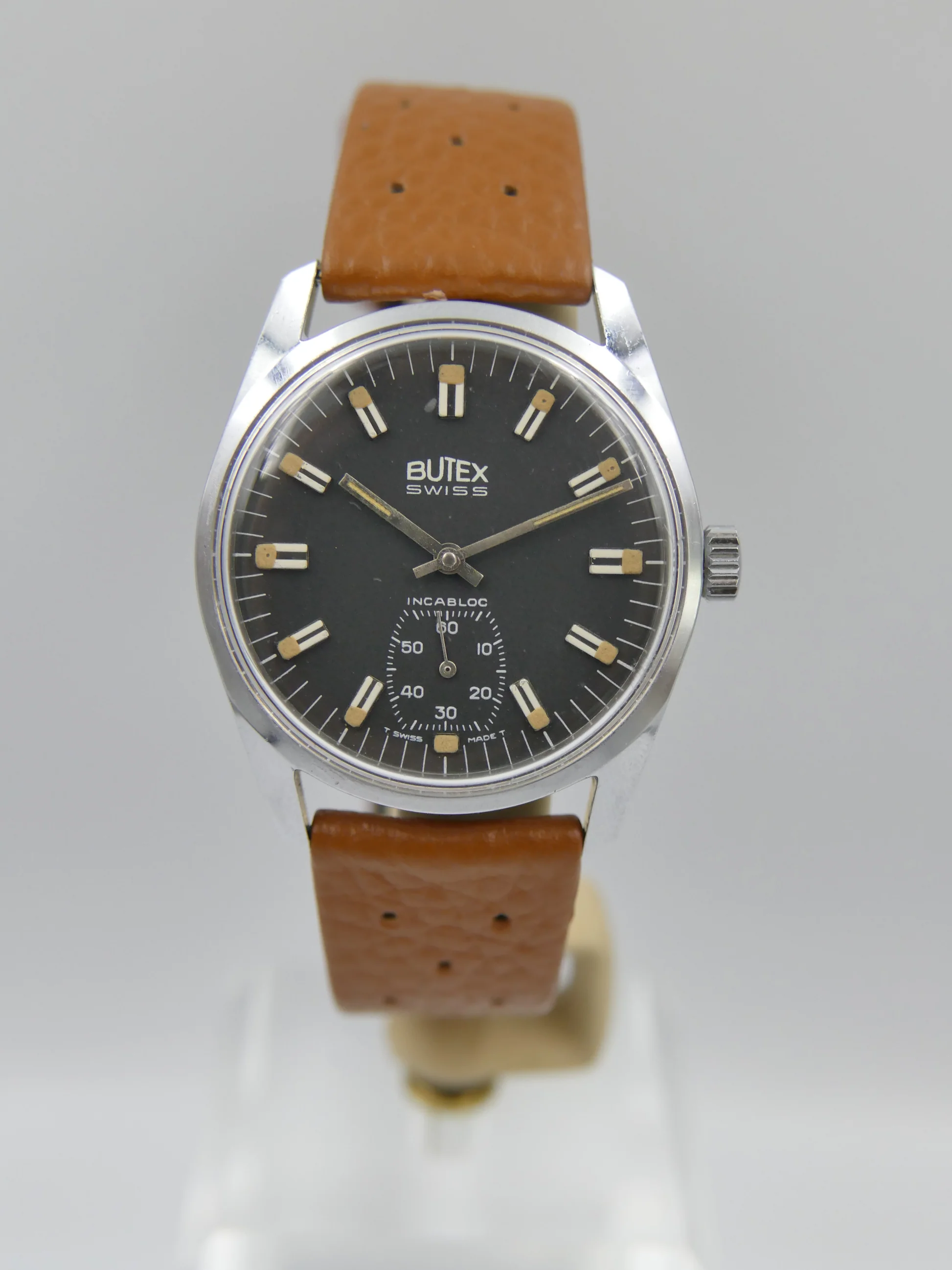 Butex 70s vintage watch BWC Swiss hand wind unitas 6532 military – Gebraucht – 5/21
