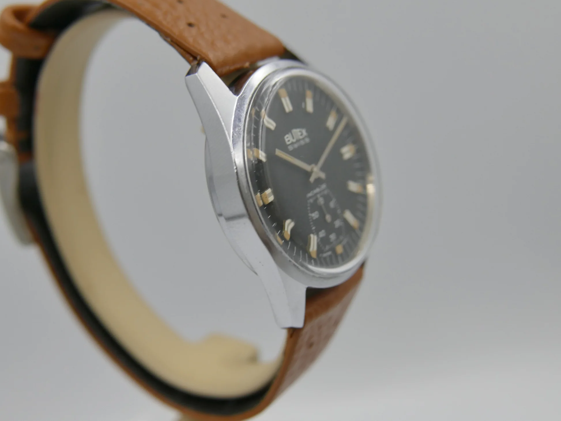 Butex 70s vintage watch BWC Swiss hand wind unitas 6532 military – Gebraucht – 7/21