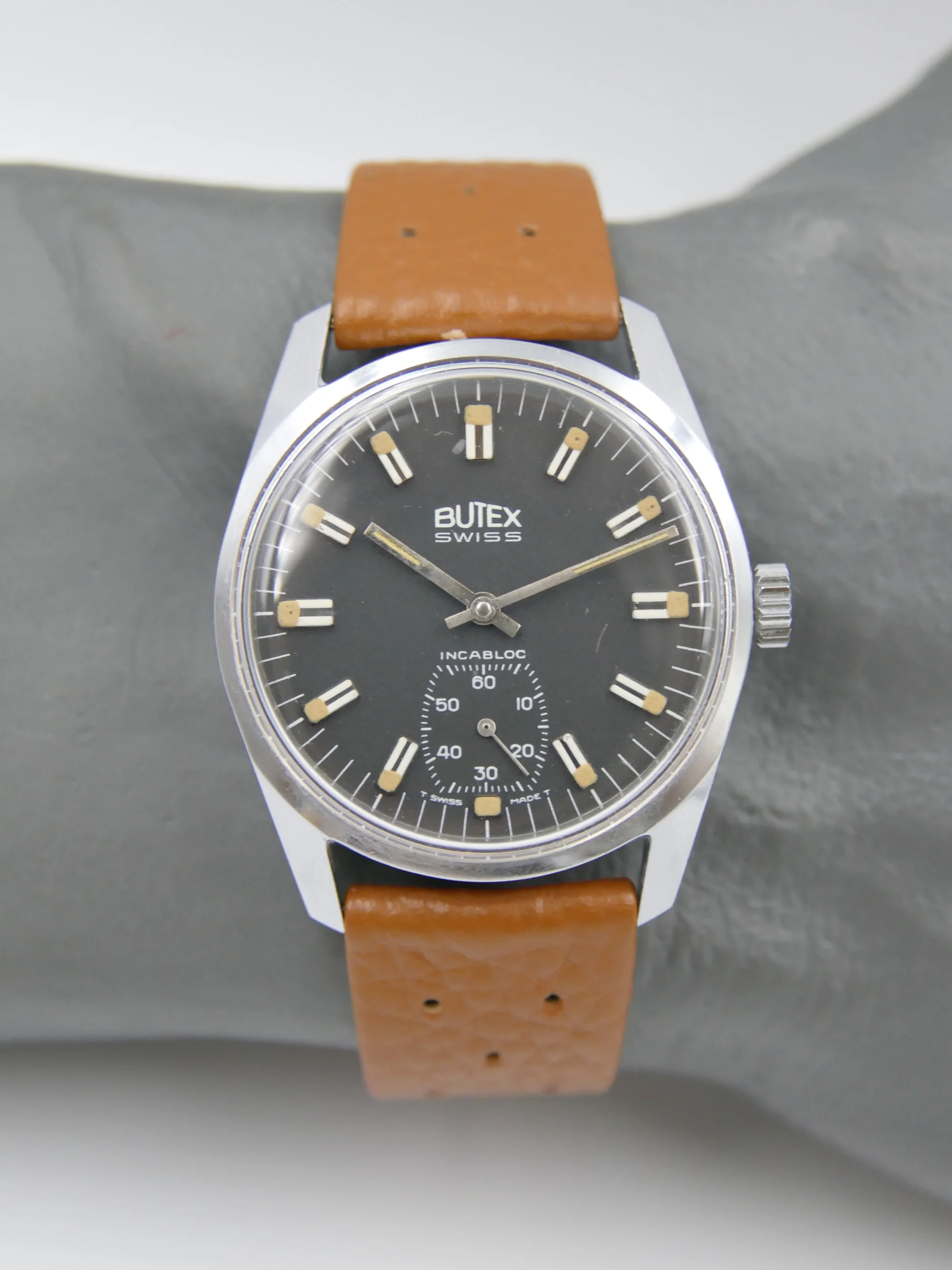 Butex 70s vintage watch BWC Swiss hand wind unitas 6532 military – Gebraucht – 11/21