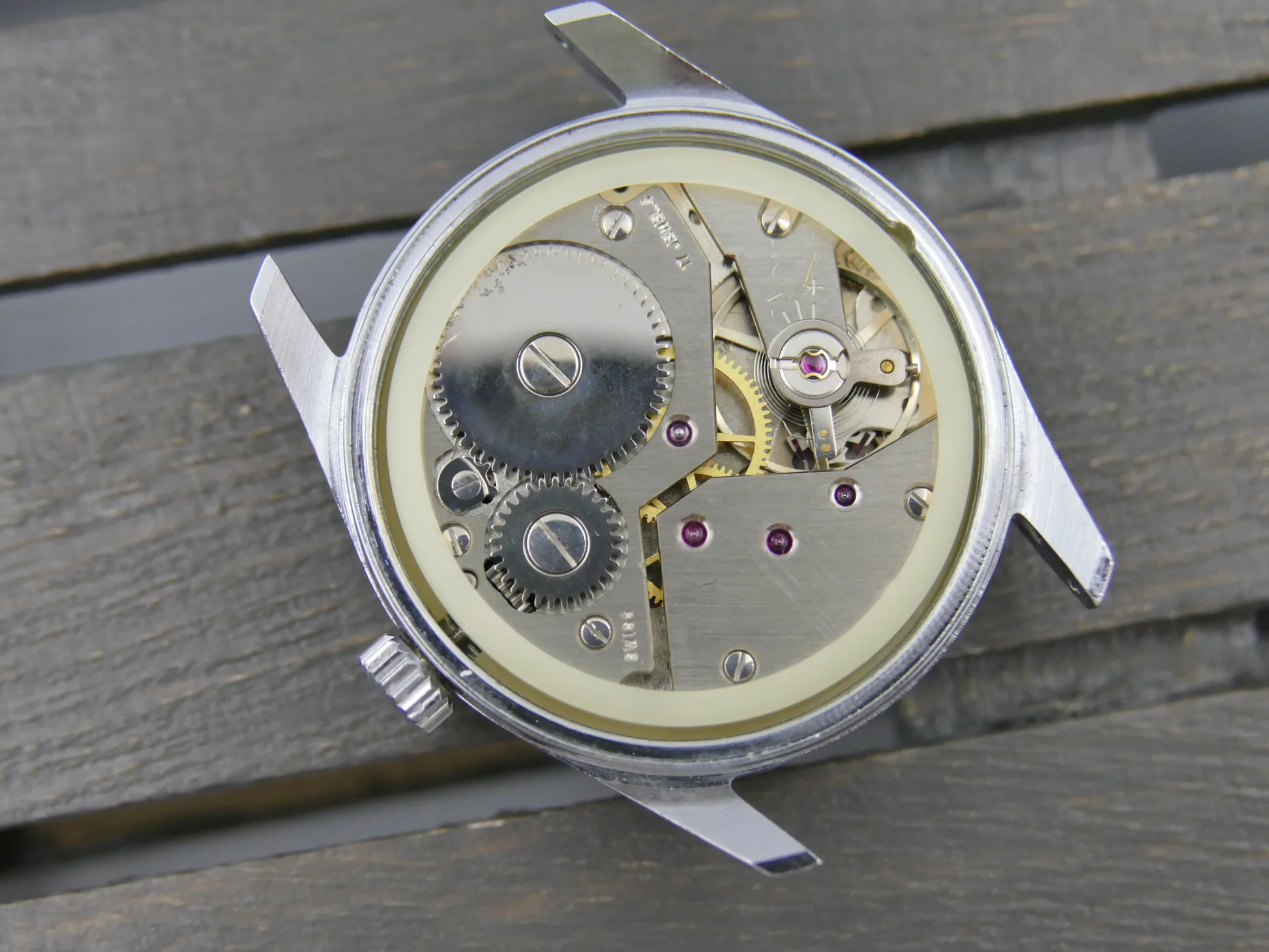 Butex 70s vintage watch BWC Swiss hand wind unitas 6532 military – Gebraucht – 14/21
