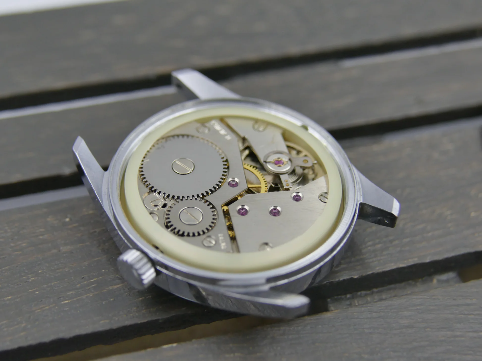 Butex 70s vintage watch BWC Swiss hand wind unitas 6532 military – Gebraucht – 19/21