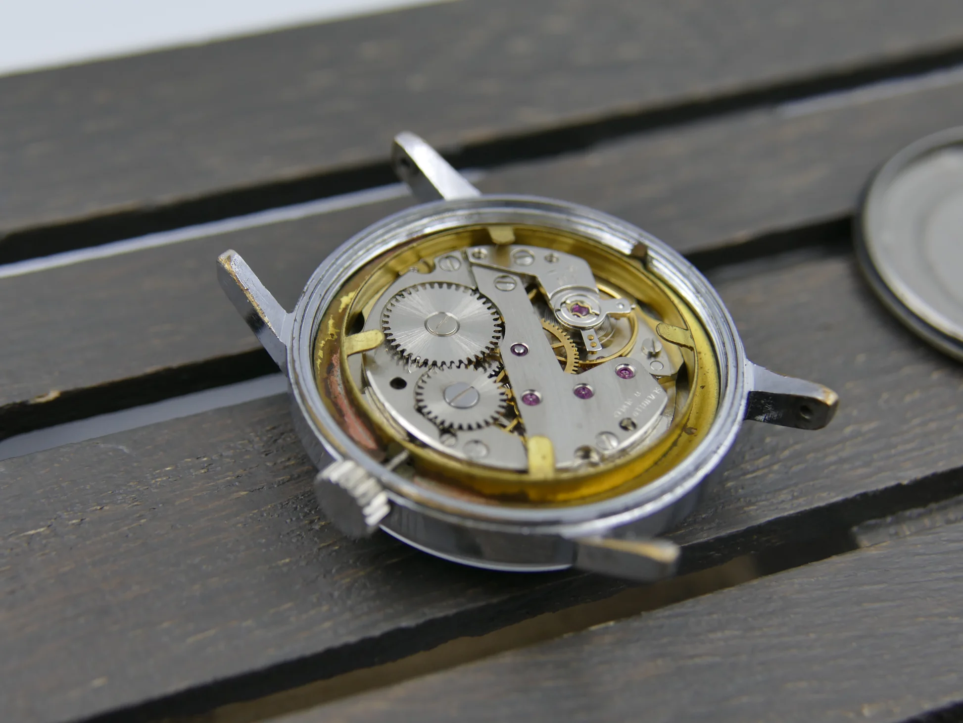 Yema 70s vintage watch green hand wind Cupillard – Ref. 233-69, Gebraucht – 7/20