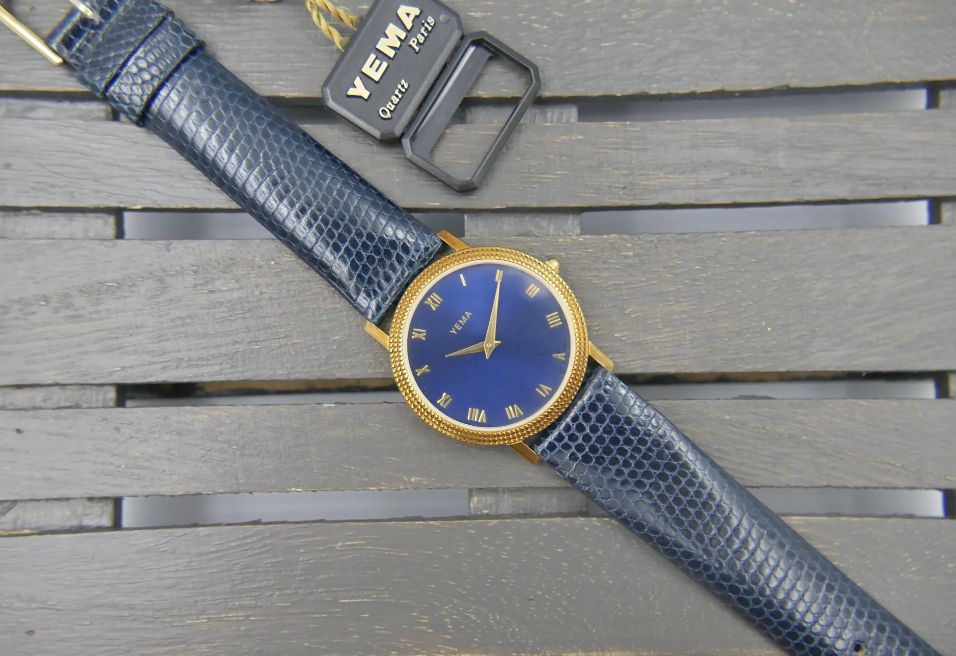 Yema Round Gold Guilloché – Ref. 028p33, Neu – 3/15