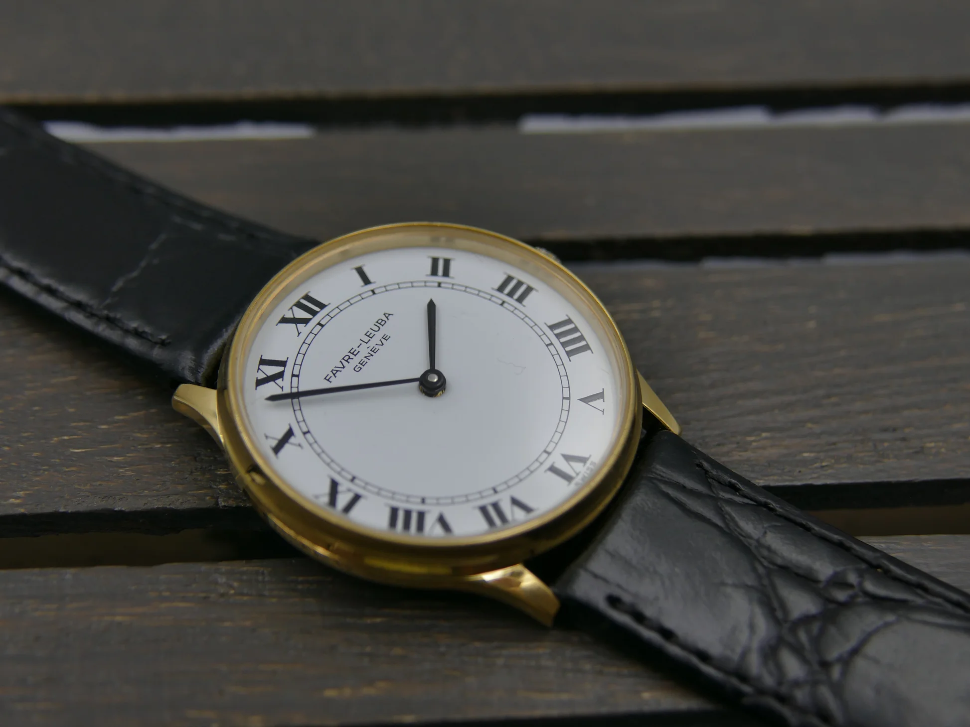 Favre-Leuba Vintage watch Favre Leuba ref. Ultra-Thin Peseux 7040 – Ref. 3763-51, Gebraucht – 2/19