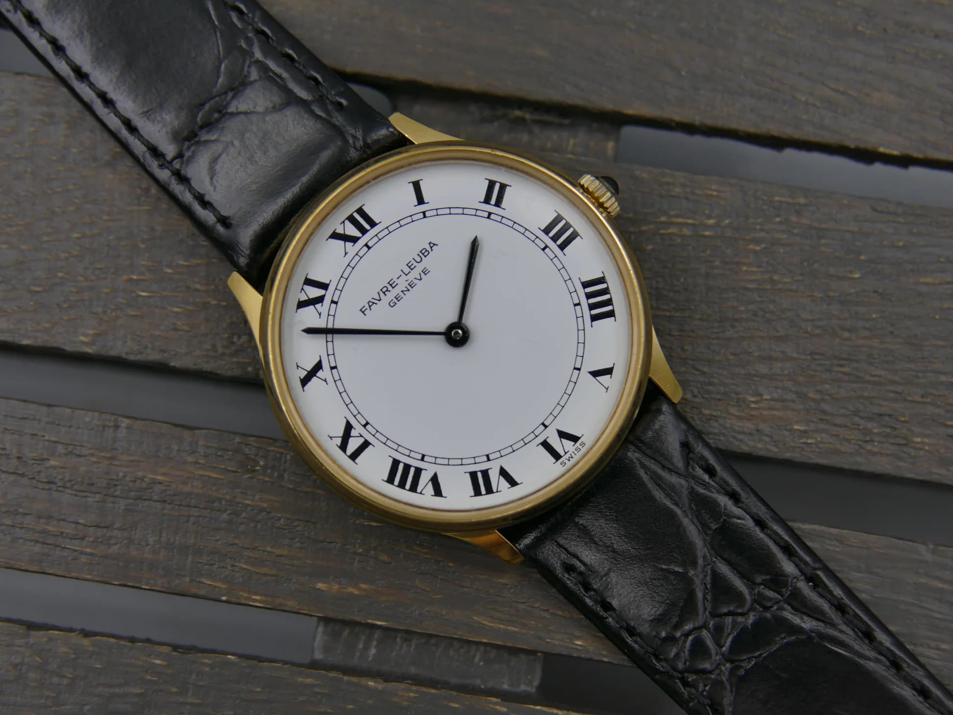 Favre-Leuba Vintage watch Favre Leuba ref. Ultra-Thin Peseux 7040 – Ref. 3763-51, Gebraucht
