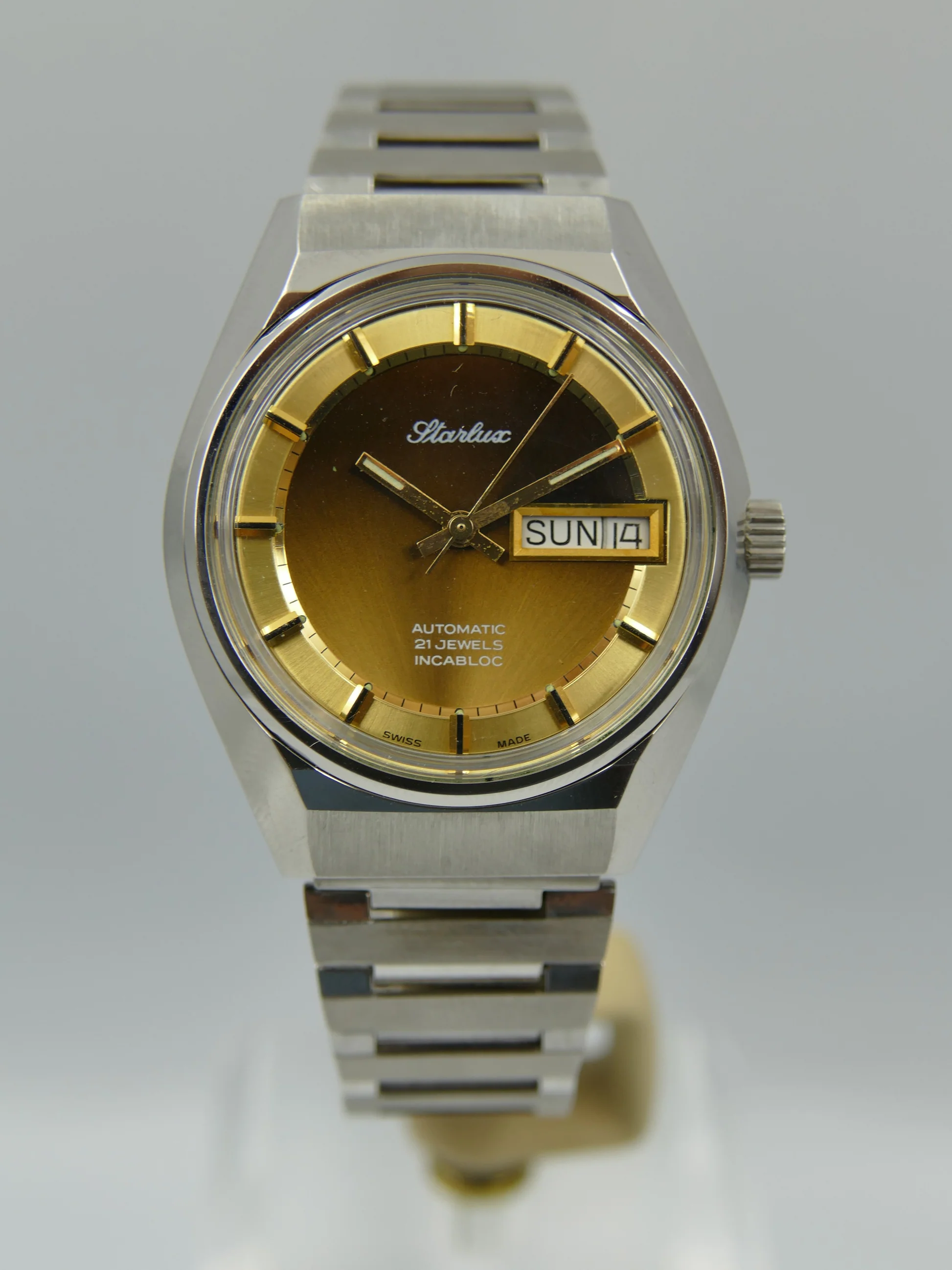 Starlux 70s Vintage watch mens NOS Starlux – Ref. 6004, Neu – 6/20