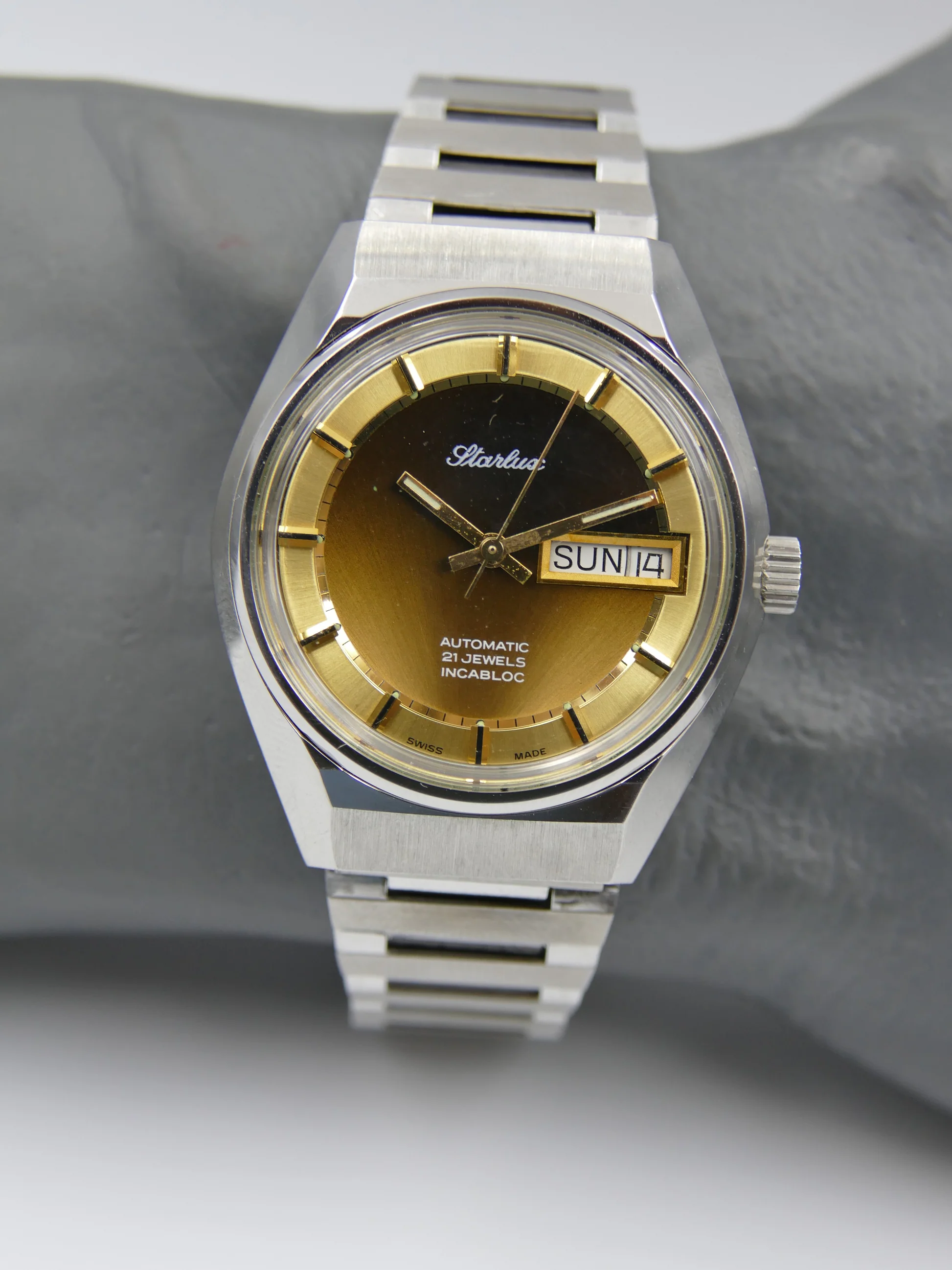 Starlux 70s Vintage watch mens NOS Starlux – Ref. 6004, Neu – 9/20
