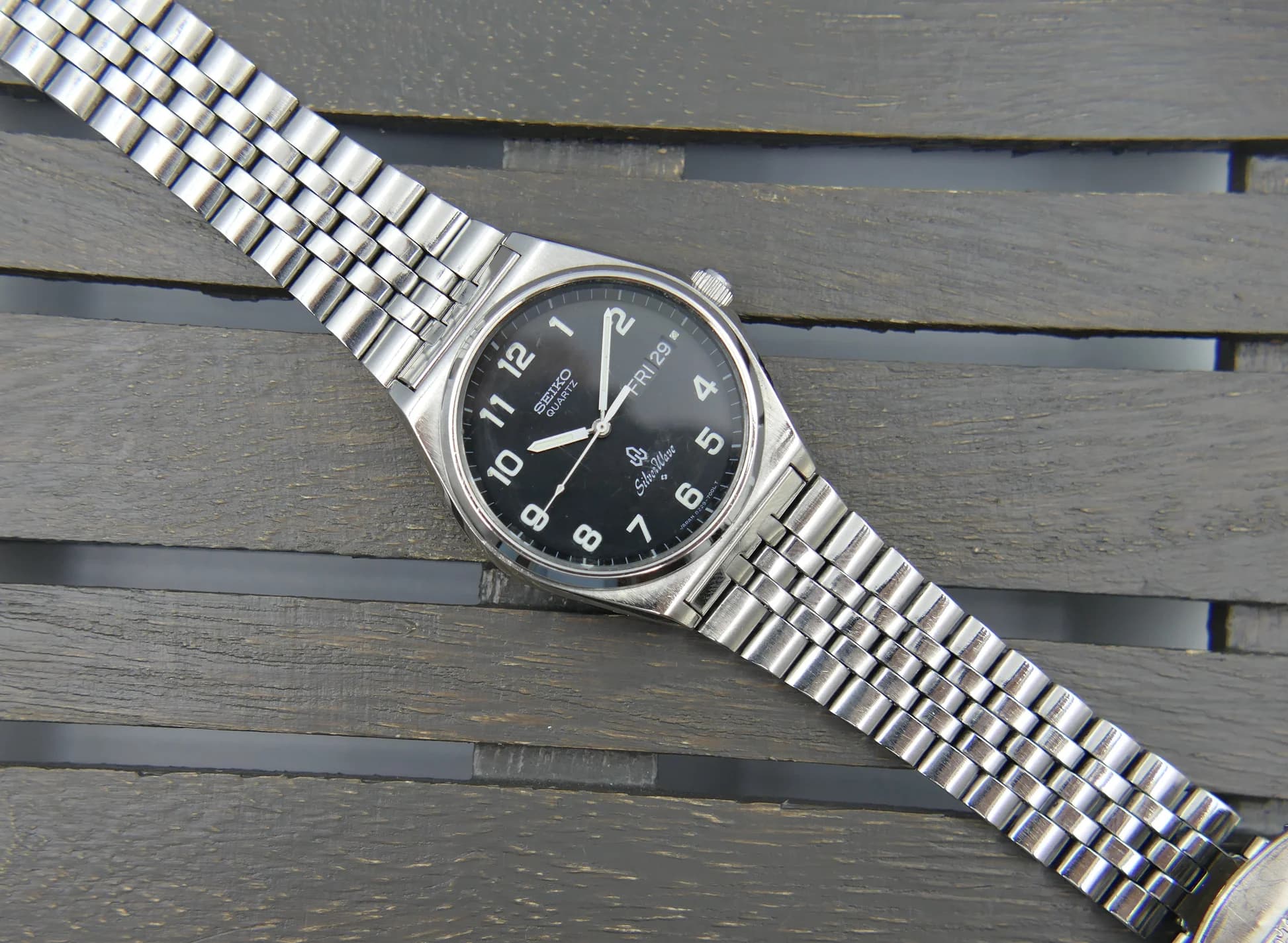 Seiko SPORTSMATIC SILVER WAVE – Ref. 8229-7000, Gebraucht – Bild 2/18