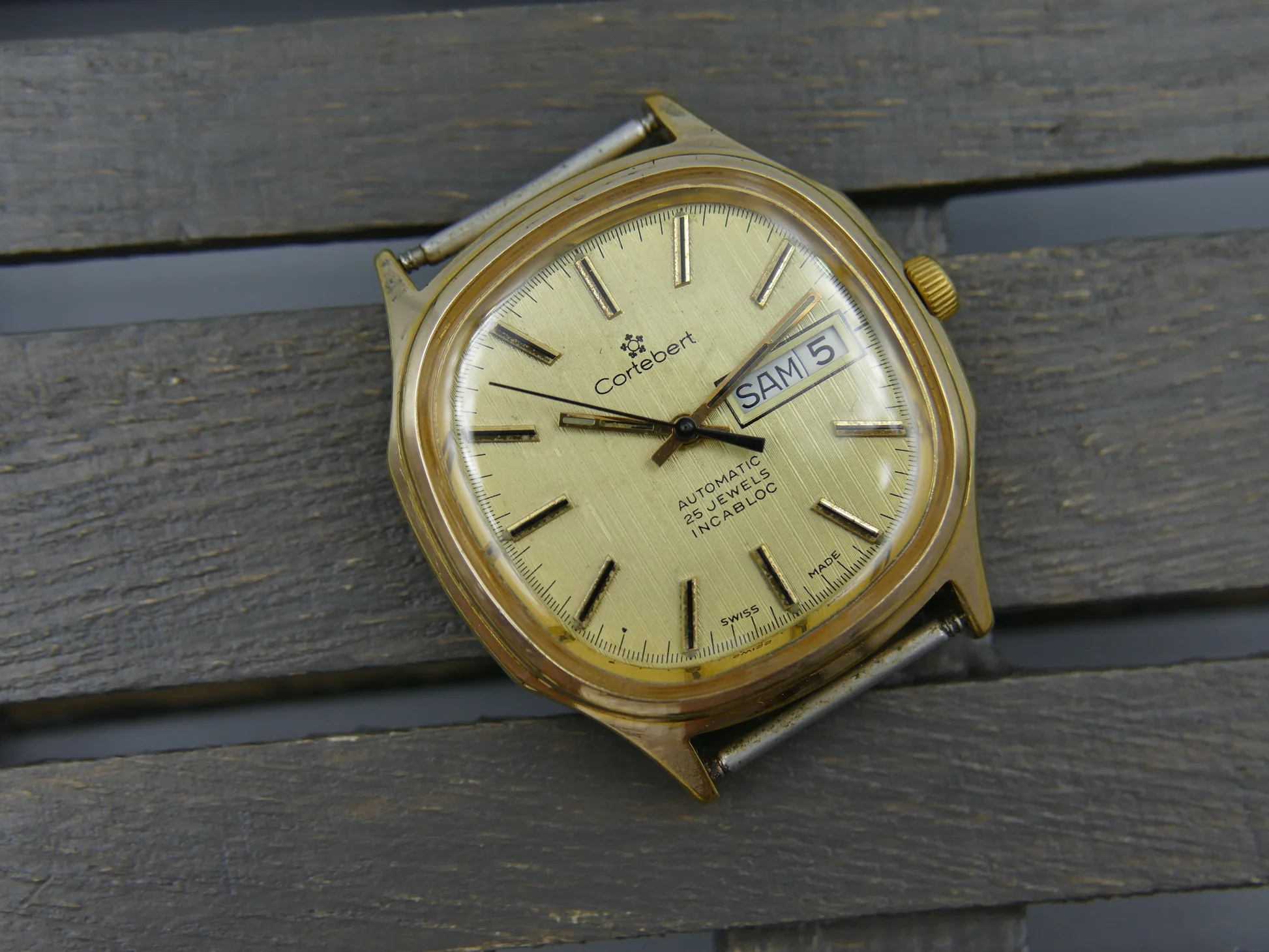 Cortébert 70s vintage watch ref automatic ETA 2879 serviced – Ref. 12220, Gebraucht – 17/24