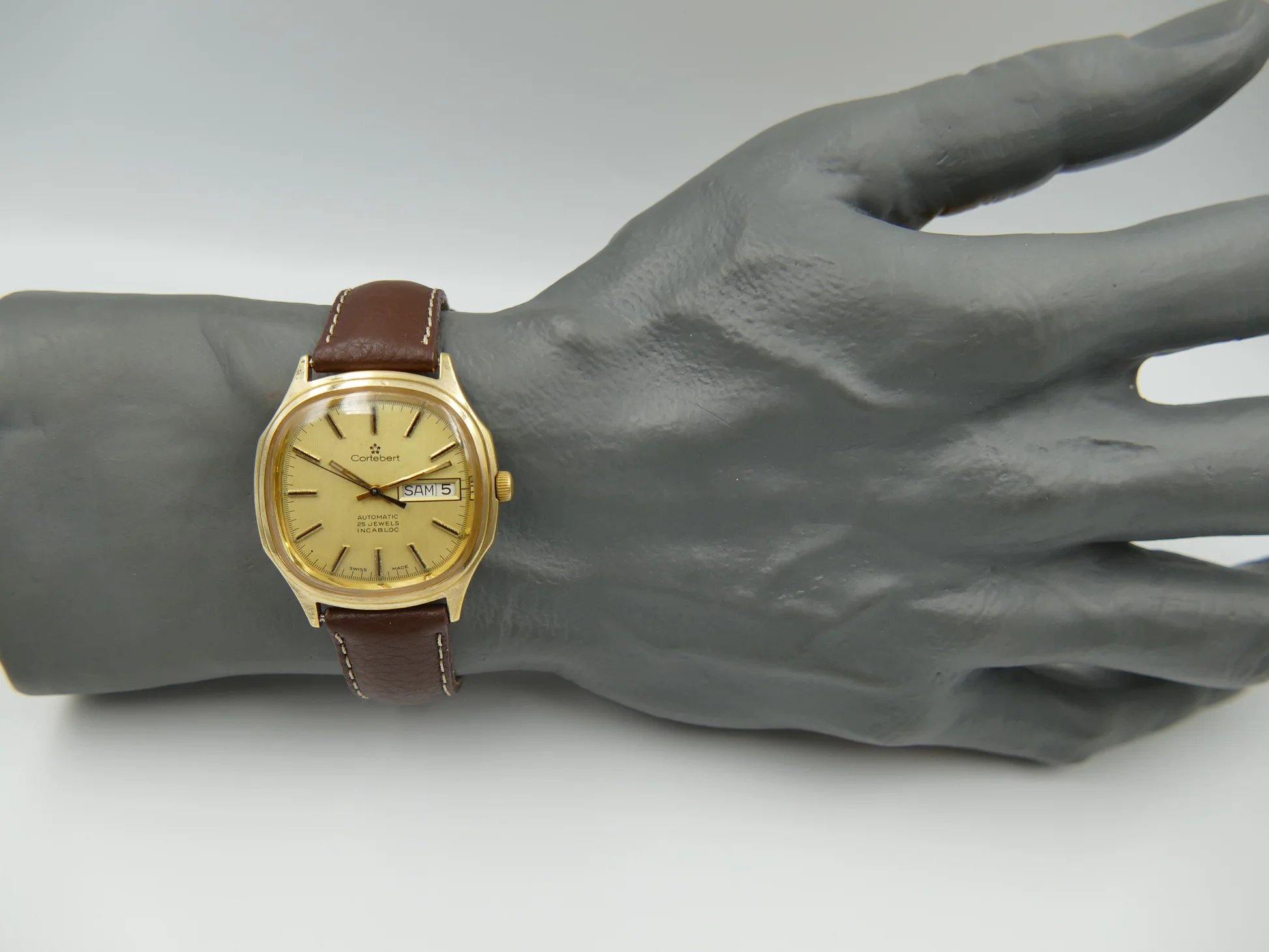 Cortébert 70s vintage watch ref automatic ETA 2879 serviced – Ref. 12220, Gebraucht – 20/24