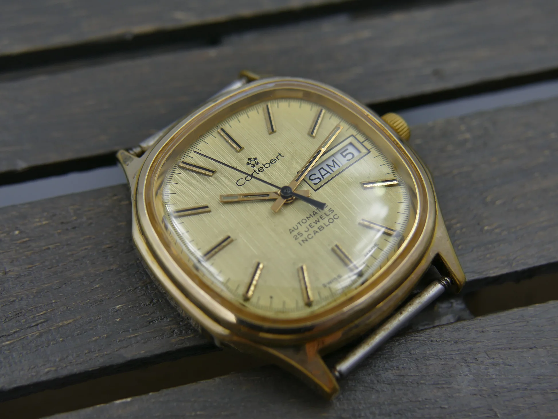 Cortébert 70s vintage watch ref automatic ETA 2879 serviced – Ref. 12220, Gebraucht – 24/24