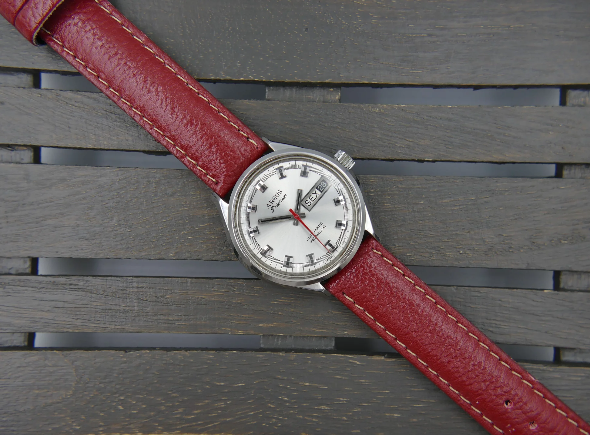 Swiss Argus precision automatic day&date – Ref. 11237, Gebraucht – 11/24