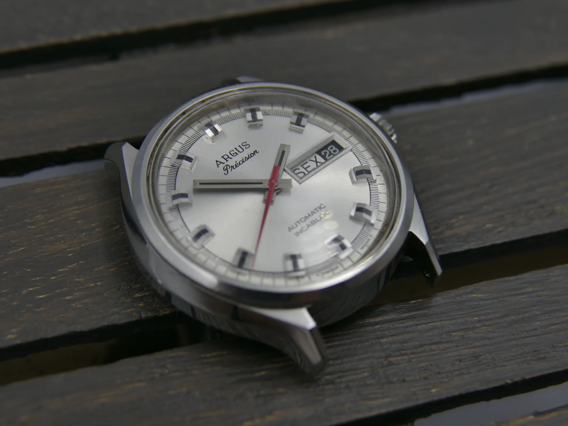 Swiss Argus precision automatic day&date – Ref. 11237, Gebraucht – 18/24