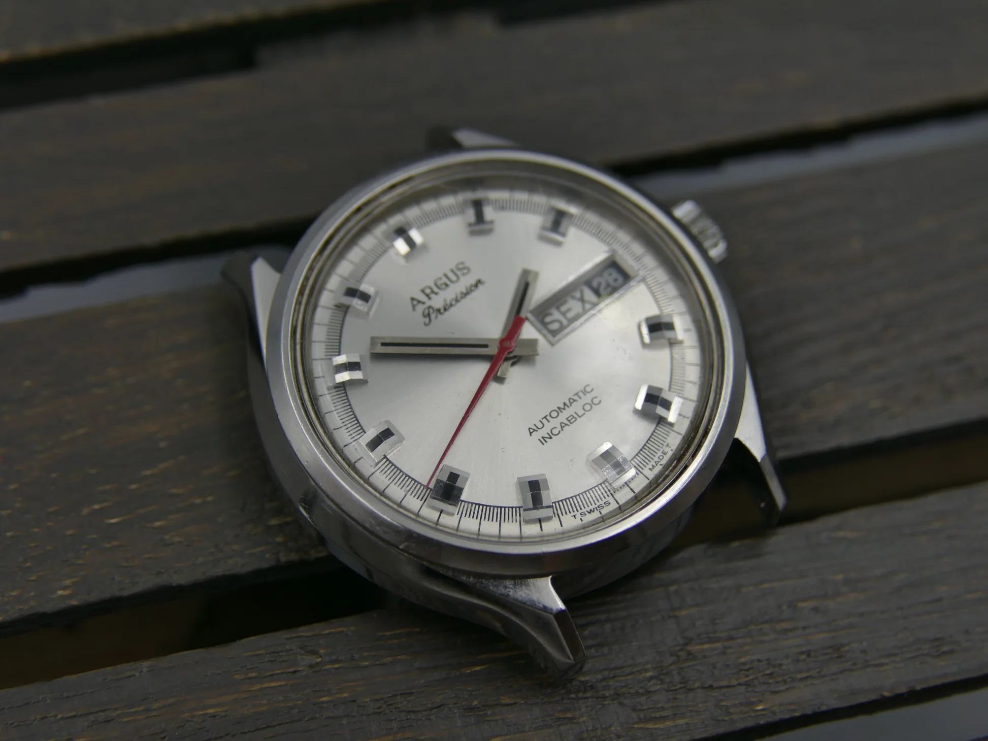 Swiss Argus precision automatic day&date – Ref. 11237, Gebraucht – 24/24