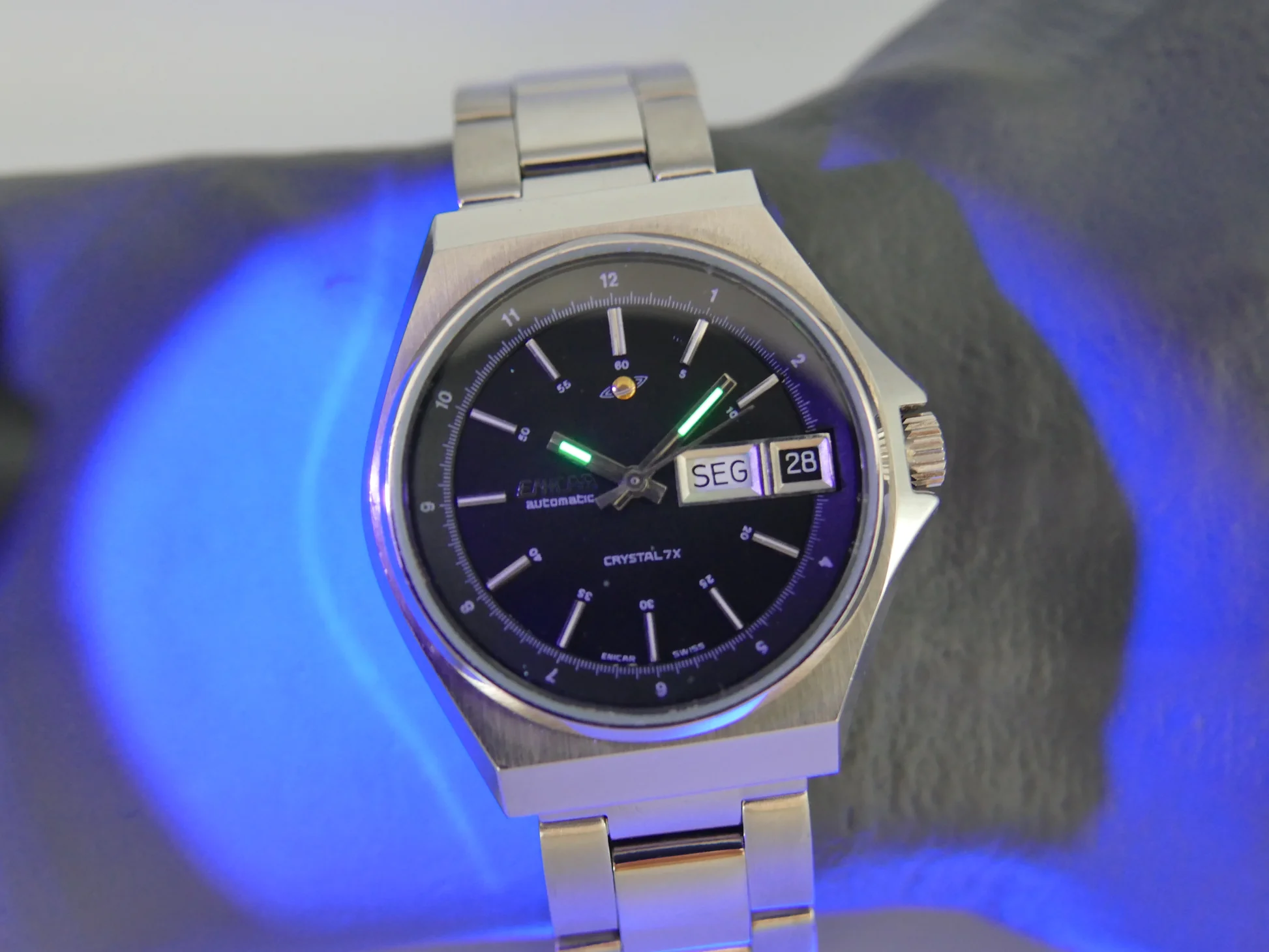 Enicar Crystal 7x – Ref. 167.008.184, Wie neu – 18/23