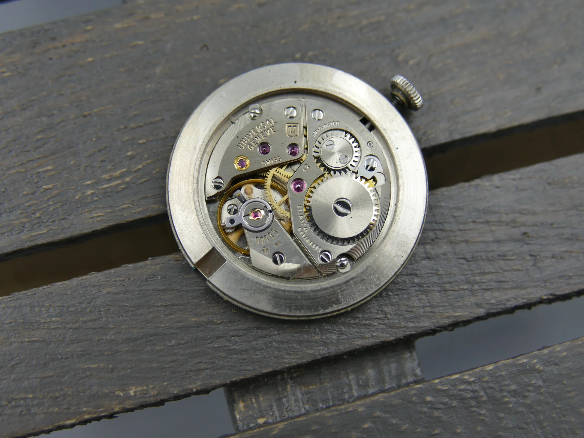 Universal Geneve 80's vintage watch mens universal geneve – Ref. 842112/03, Gebraucht – 17/18