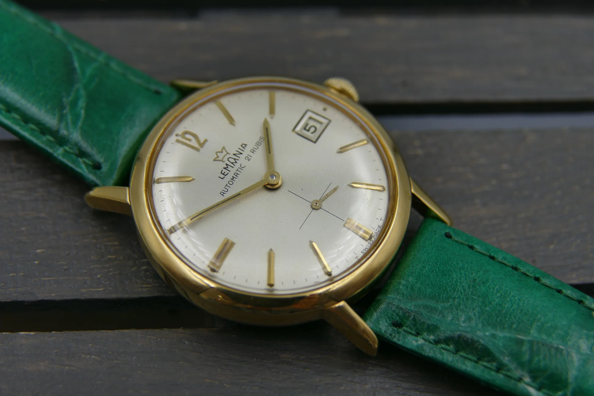 Lemania 60’s vintage watch ref automatic cal L 3615 serviced – Ref. 867 PA-64, used – 2/21