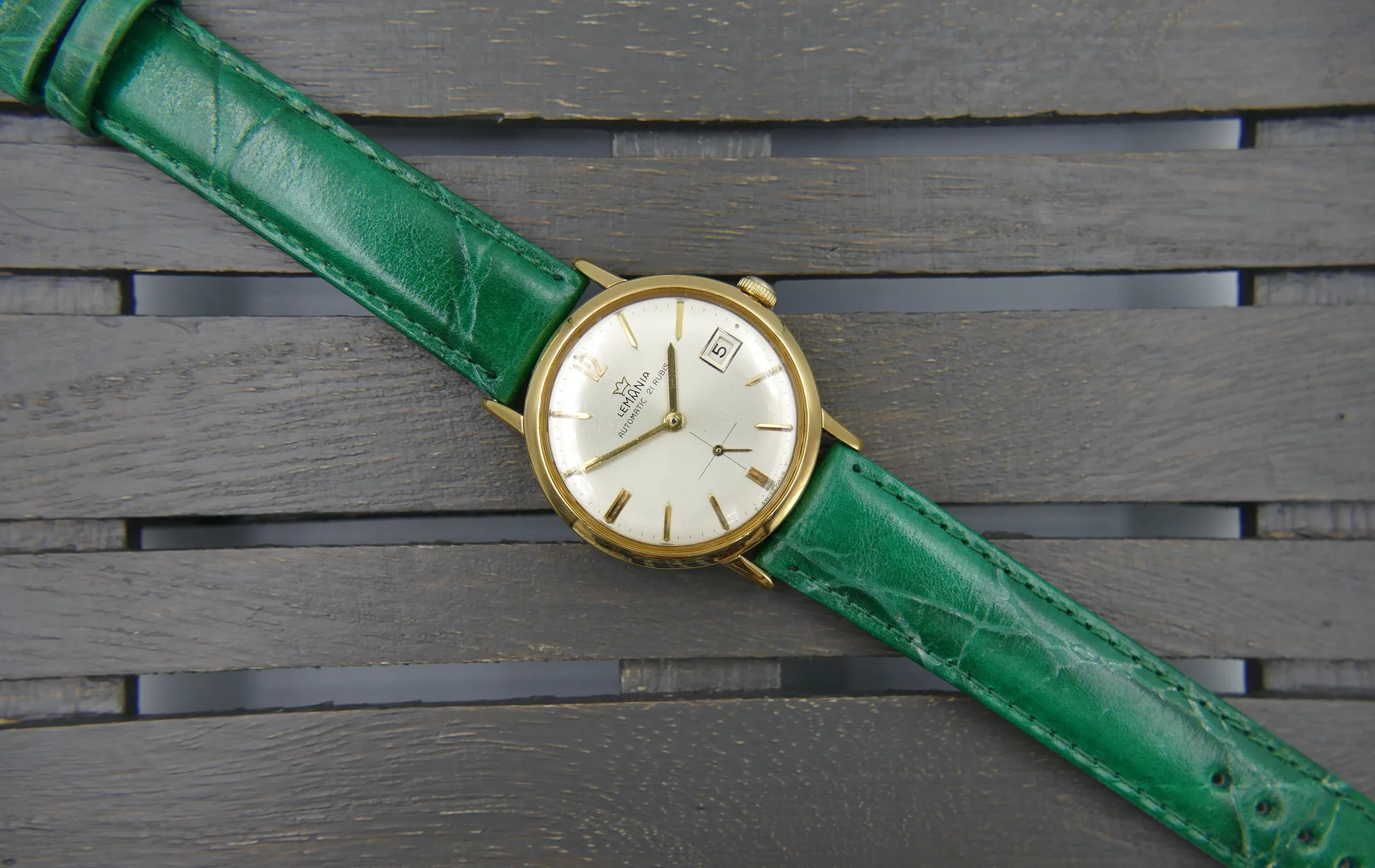 Lemania 60’s vintage watch ref automatic cal L 3615 serviced – Ref. 867 PA-64, used – 17/21
