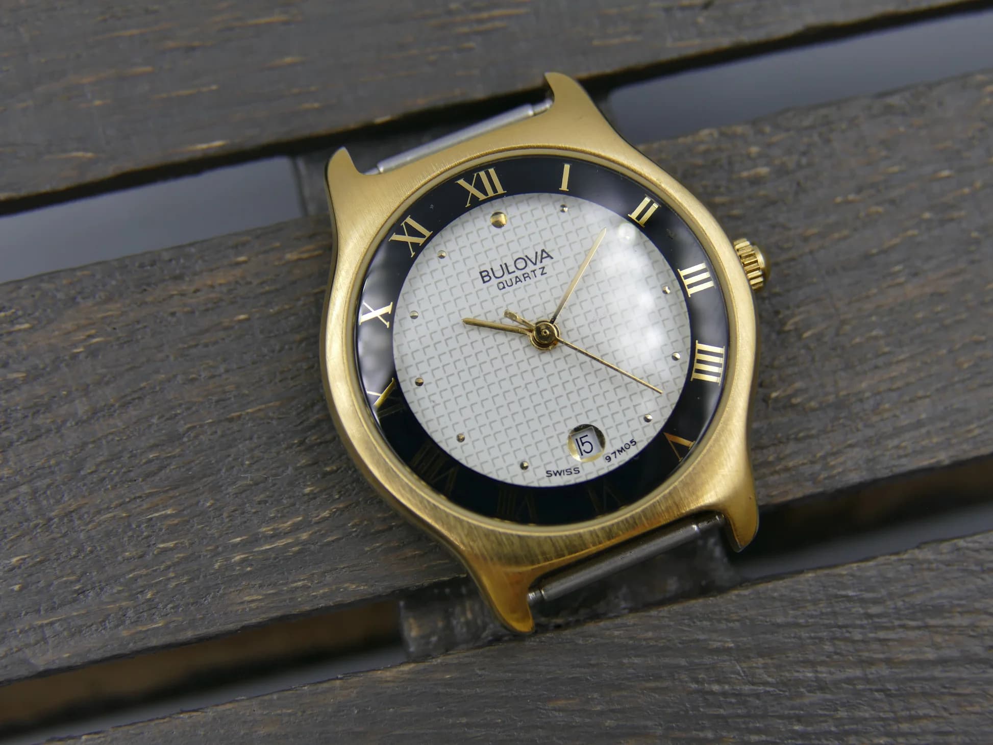 Bulova Roman Numeral – Ref. 97MO5, good – Image 2/20